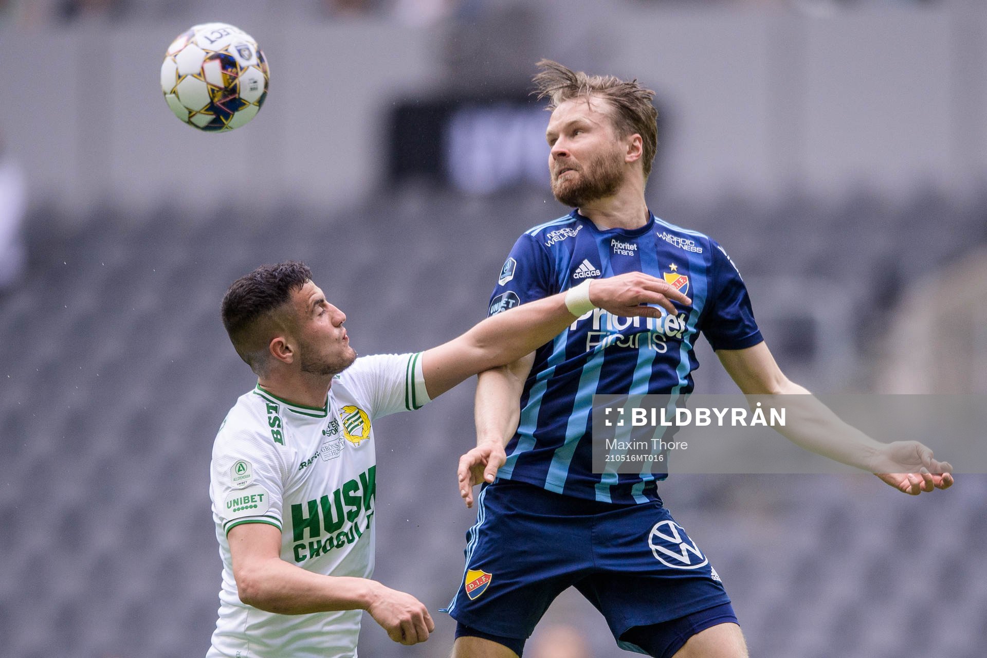 Hammarbys Astrit Selmani och Djurgårdens Jacob Une Larsson