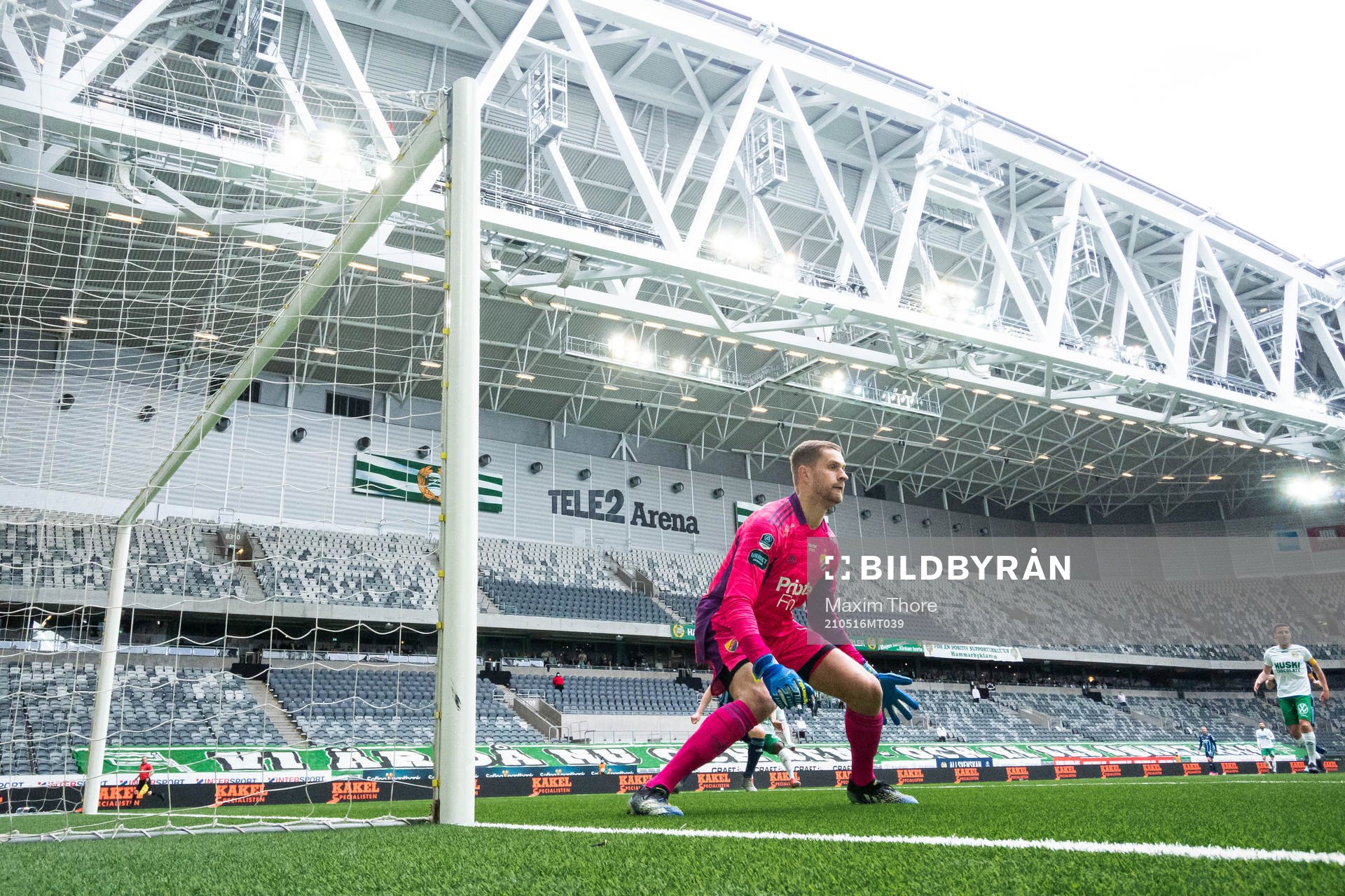 Djurgårdens målvakt Aleksandr Vasyutin