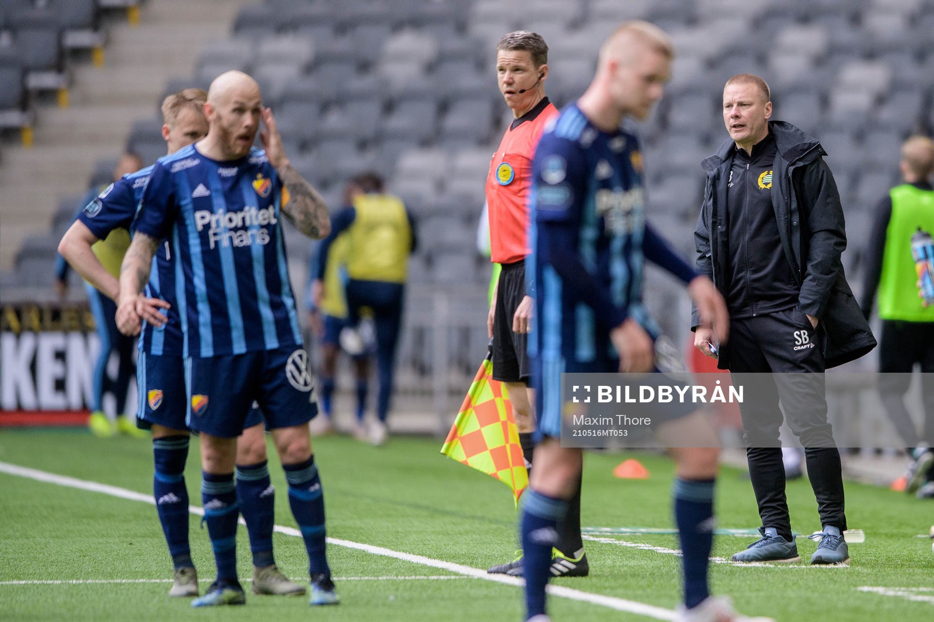Hammarbys tränare Stefan Billborn