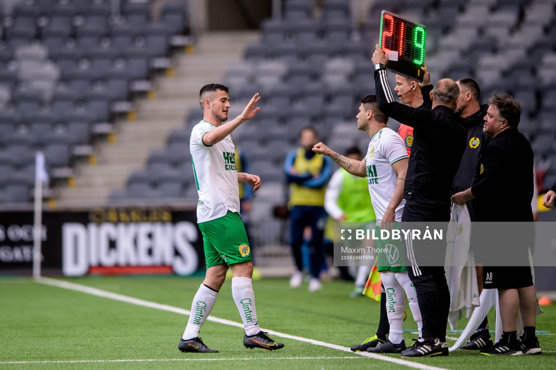 Hammarbys Astrit Selmani byts ut mot Paulinho