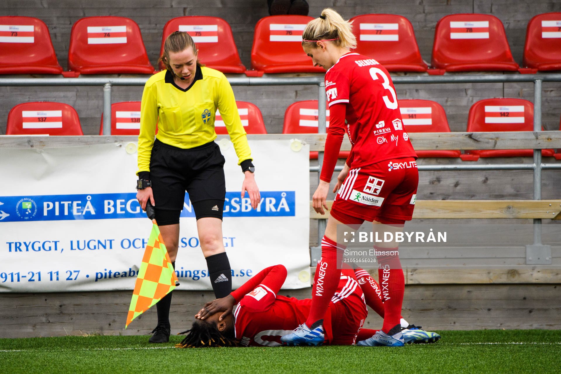 Piteås Anam Imo  skadad