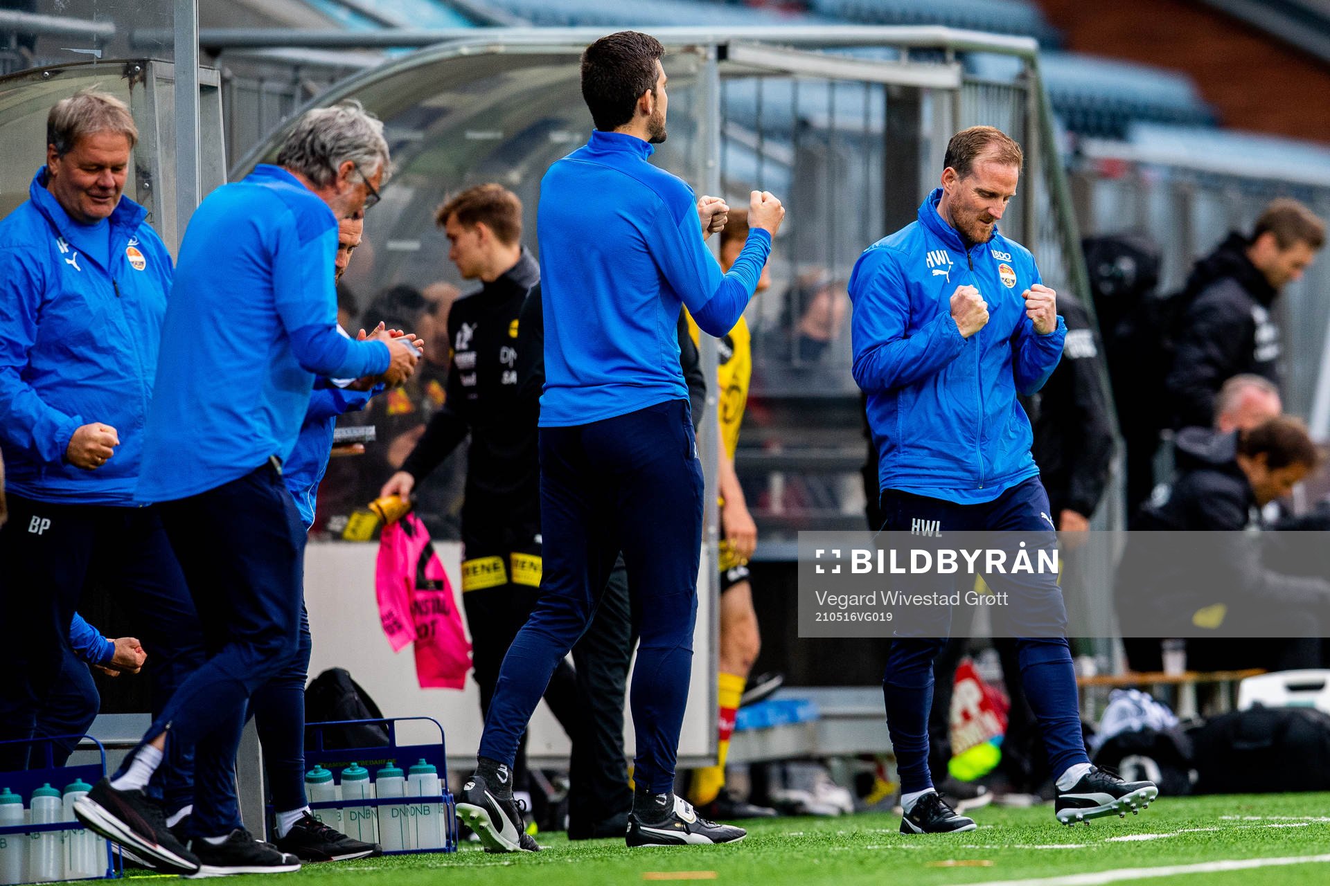 Bjørn Petter Ingebretsen and Håkon Wibe-Lund, head coach