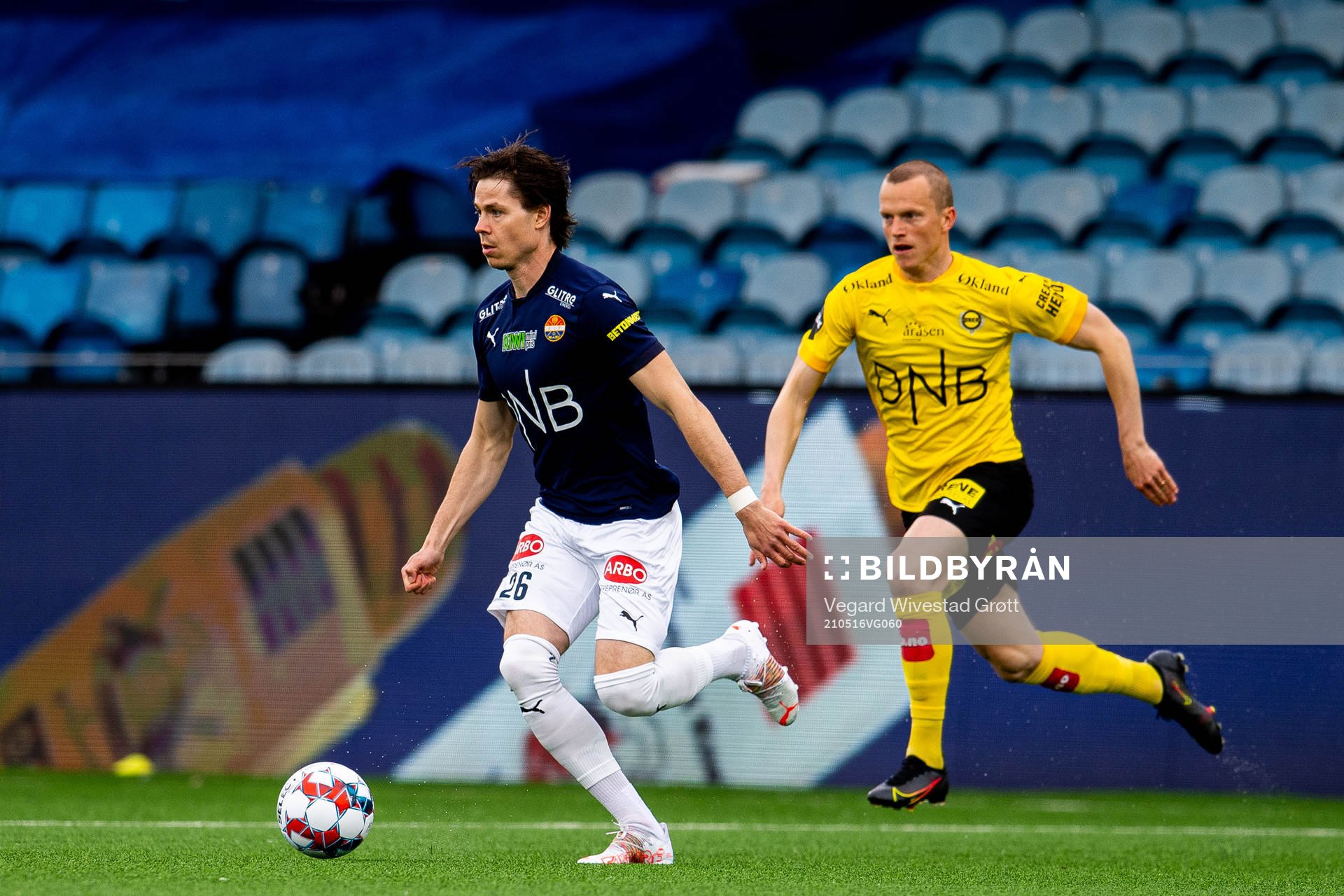 Lars-Christopher Vilsvik of Strømsgodset and Daniel