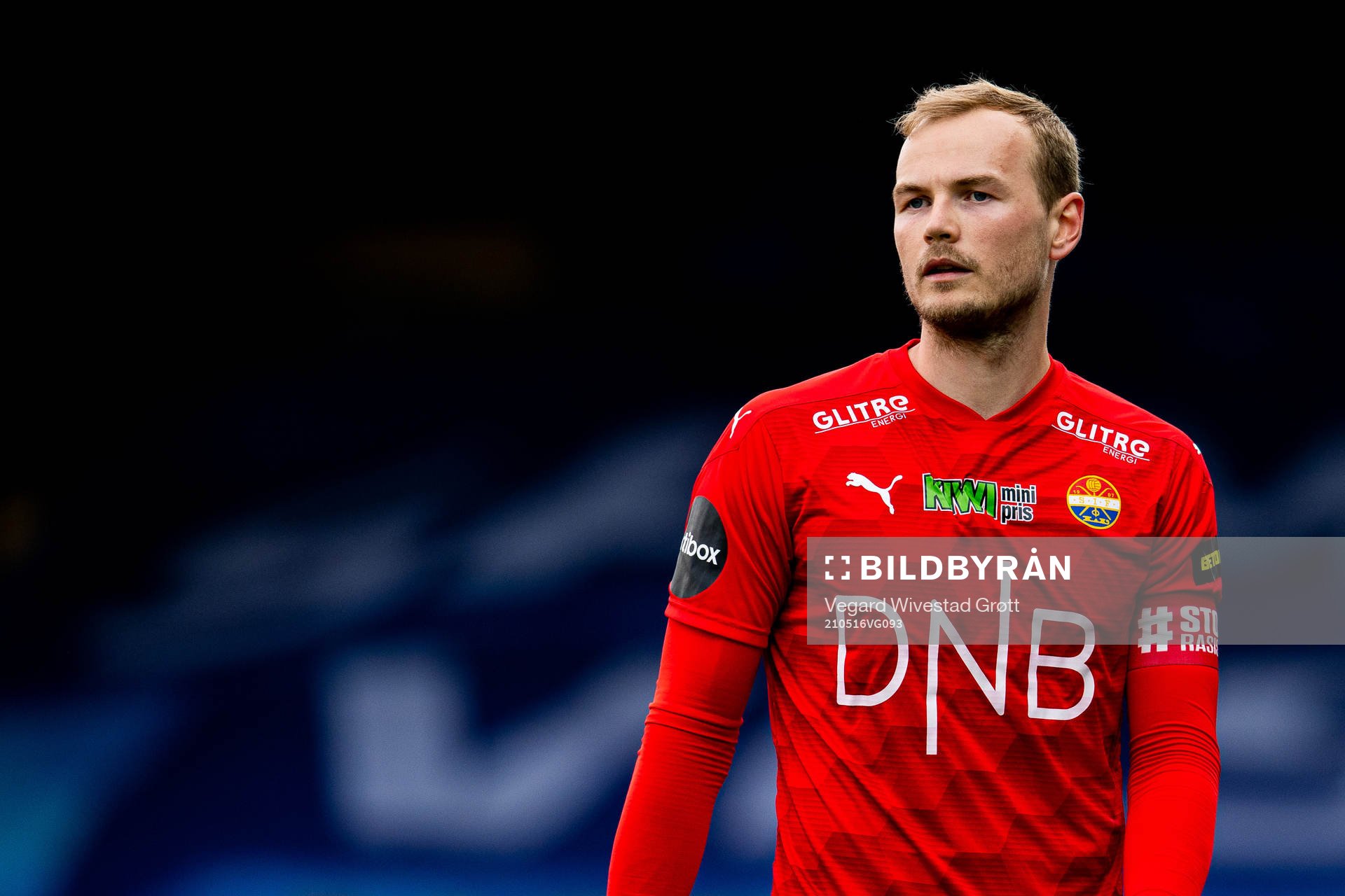 Goalkeeper Viljar Myhra of Strømsgodset