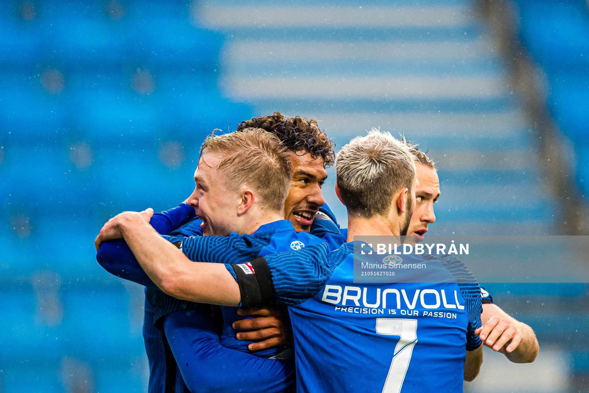 Ohikhuaeme Anthony Omoijuanfo of Molde celebrates