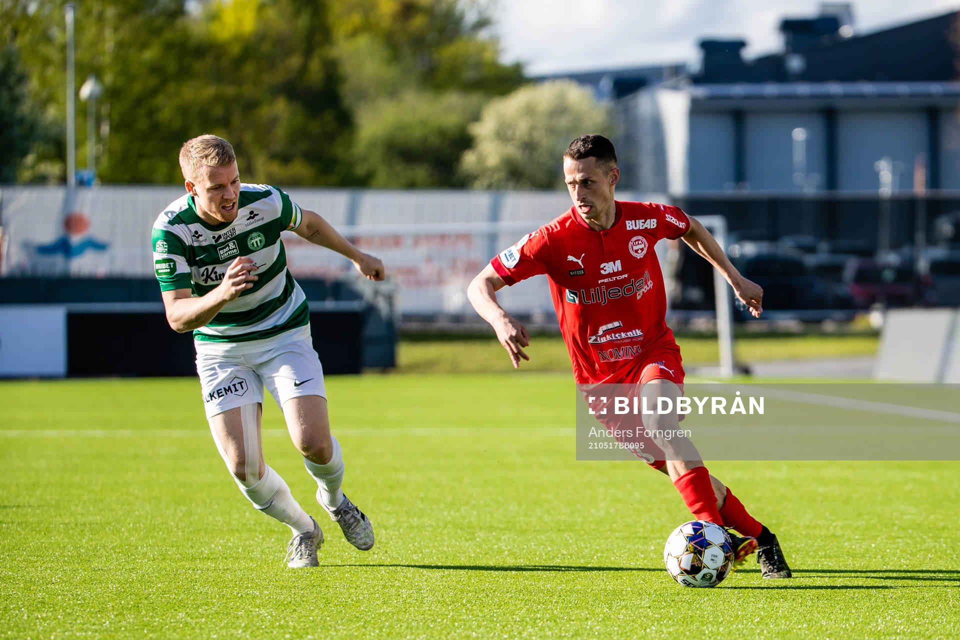 Västerås Simon Johansson och Värnamos Joel Craig Stevens