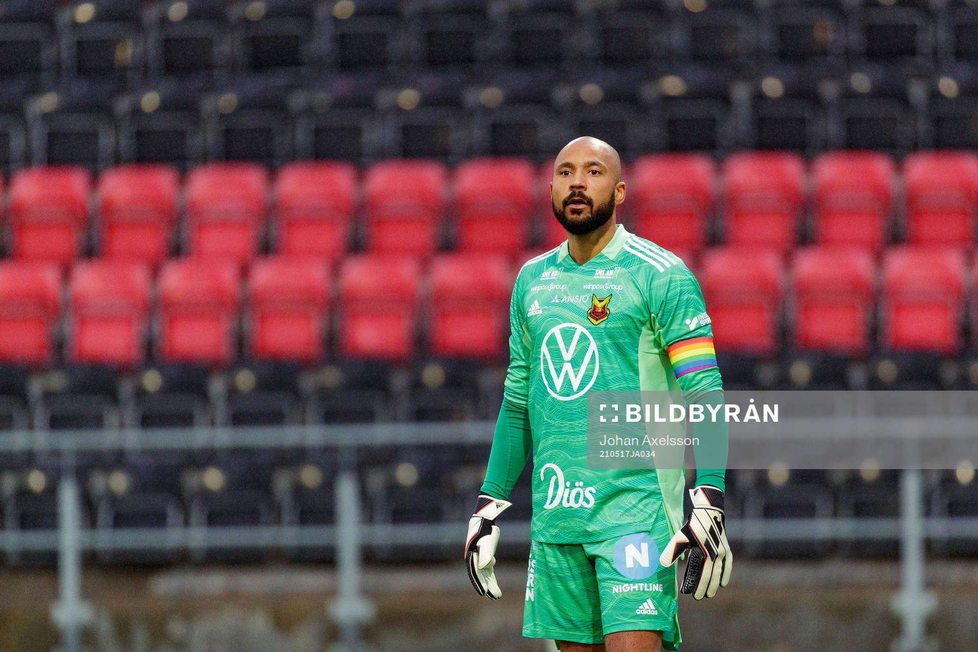 Östersunds målvakt Aly Keita