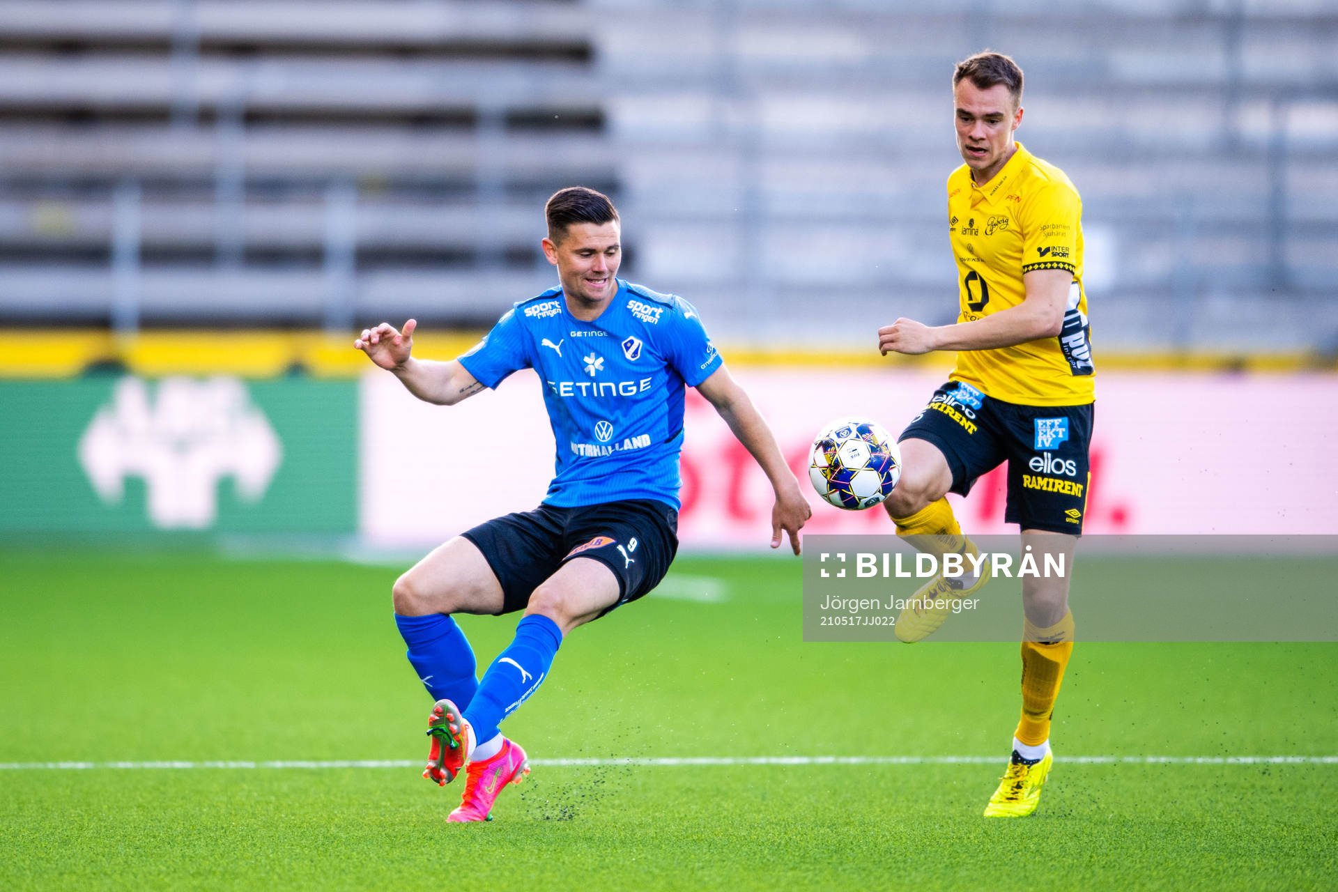 Halmstads Markus Antonsson och Elfsborgs Leo Väisänen