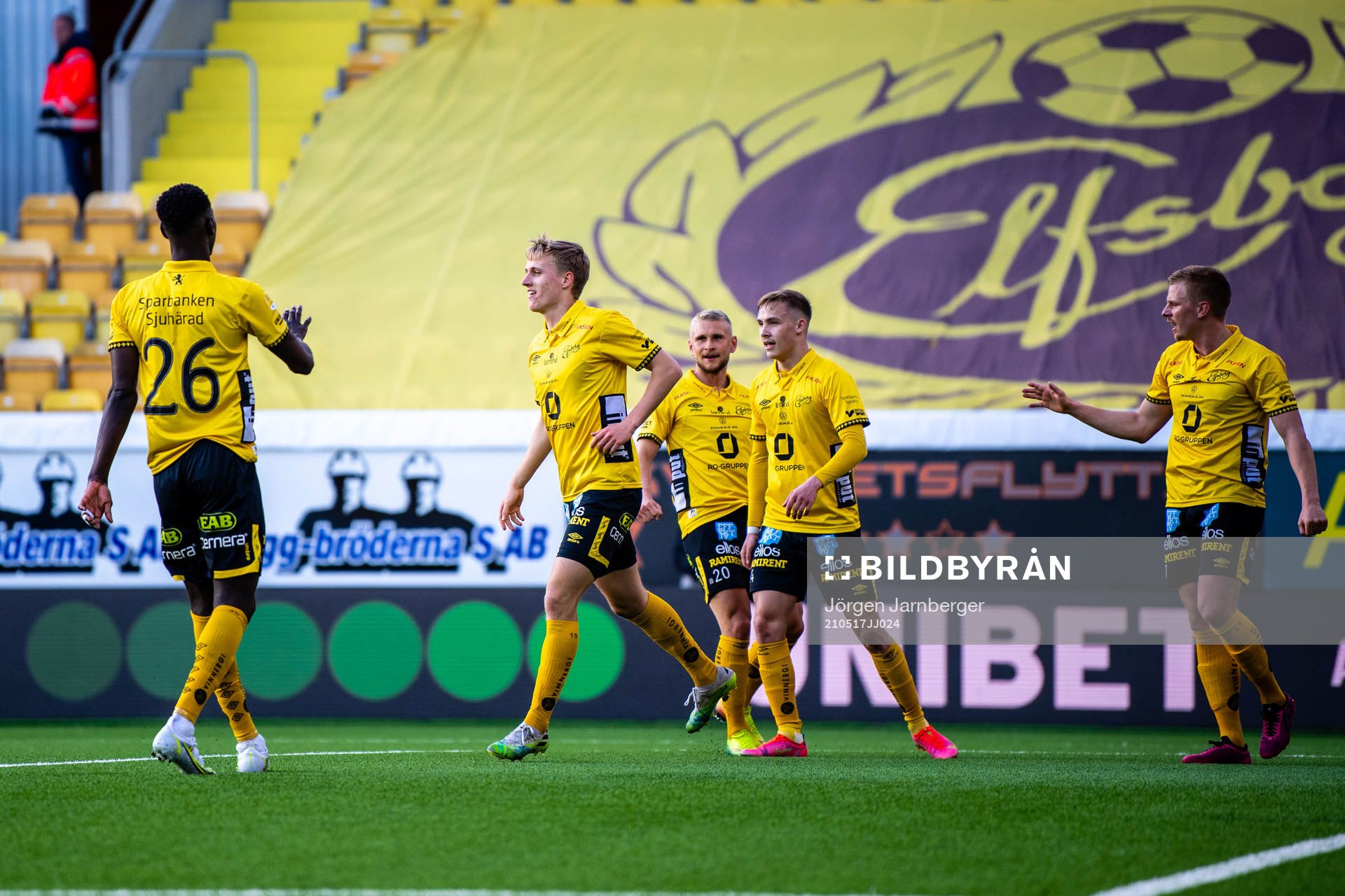 Elfsborgs Jeppe Møldrup Okkels jublar