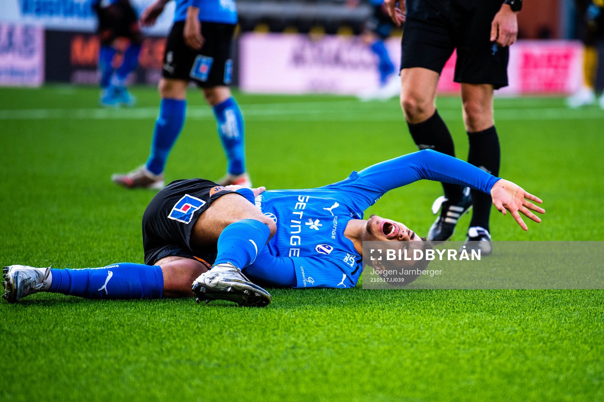 Halmstads Edvin Kurtulus har ont