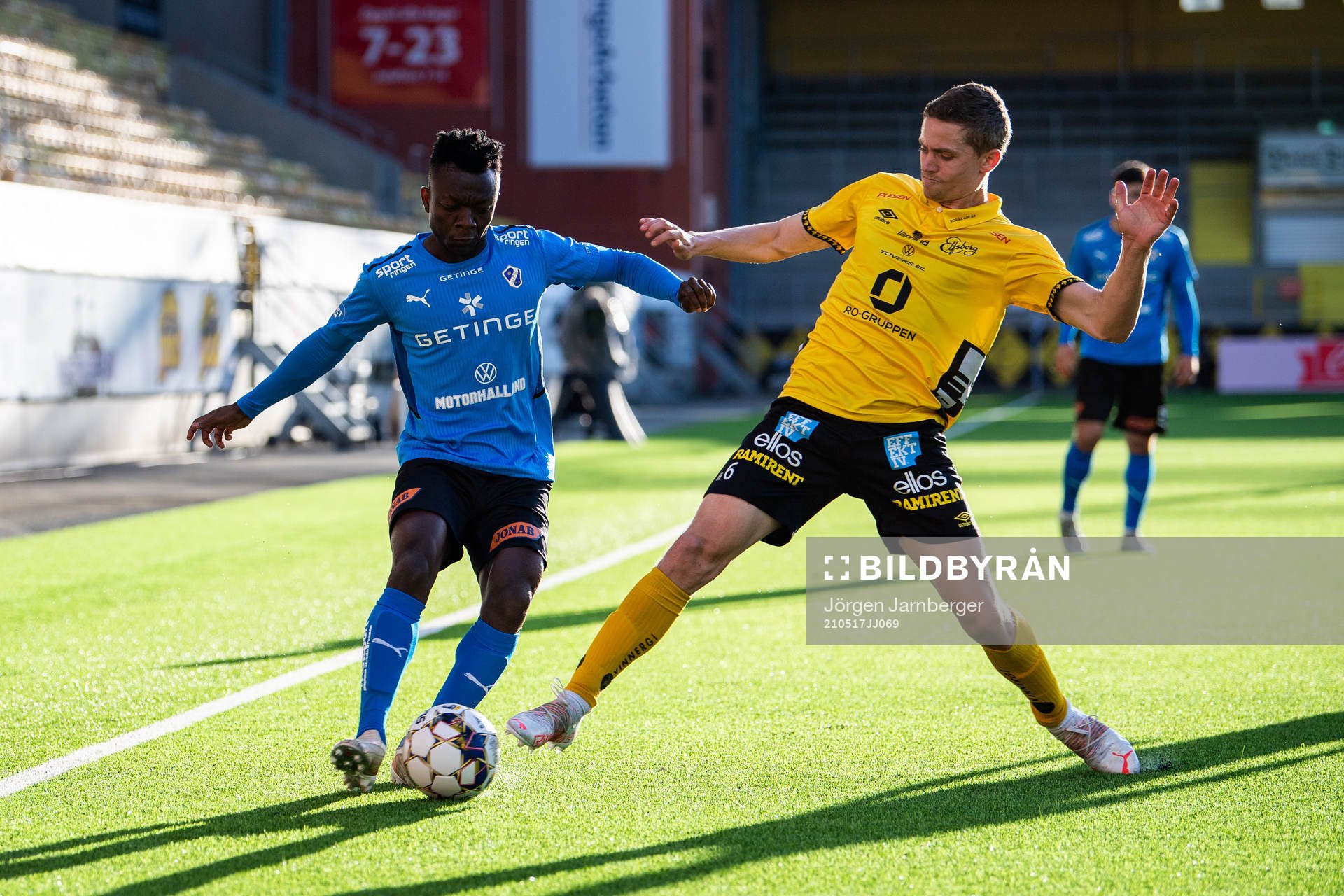 Halmstads Thomas Boakye och Elfsborgs André Rømer
