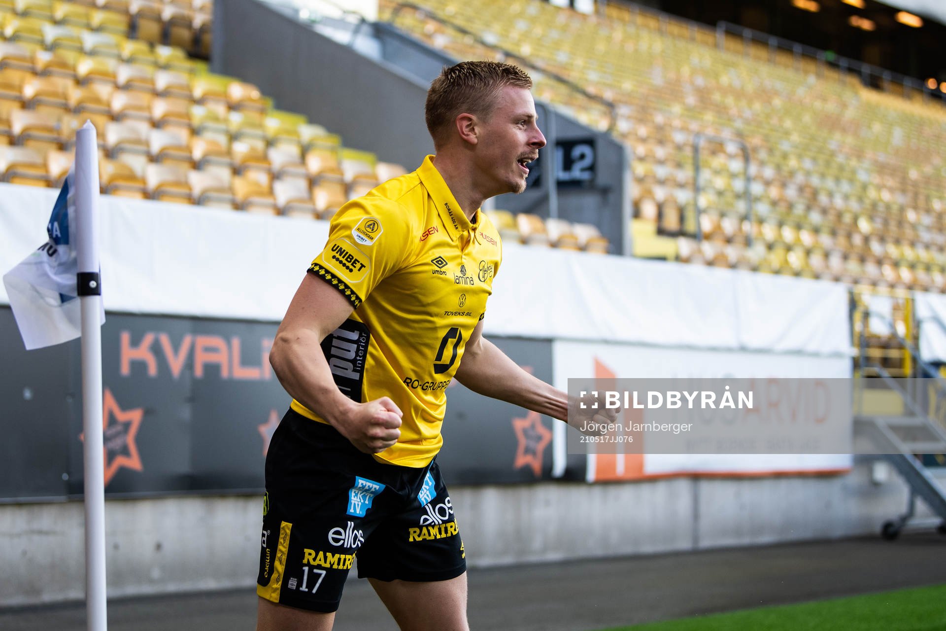 Elfsborgs Per Frick jublar