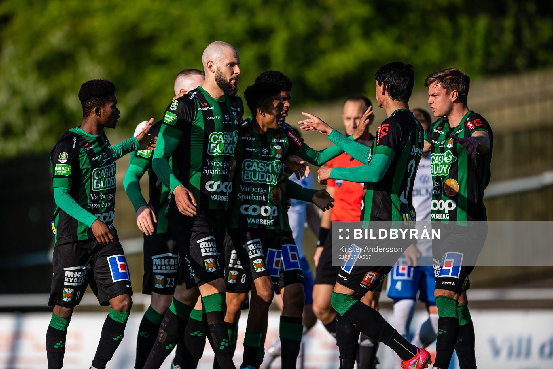 Varbergs Robin Simovic jublar