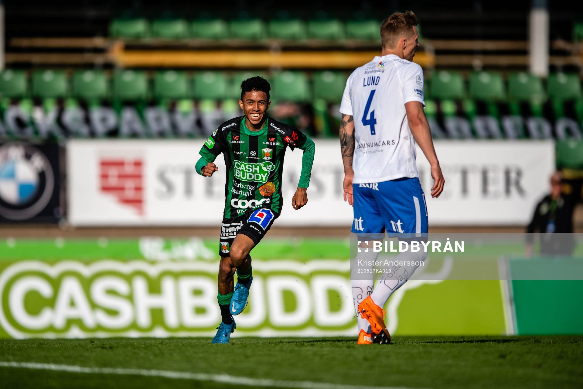 Varbergs Tashreeq Matthews jublar