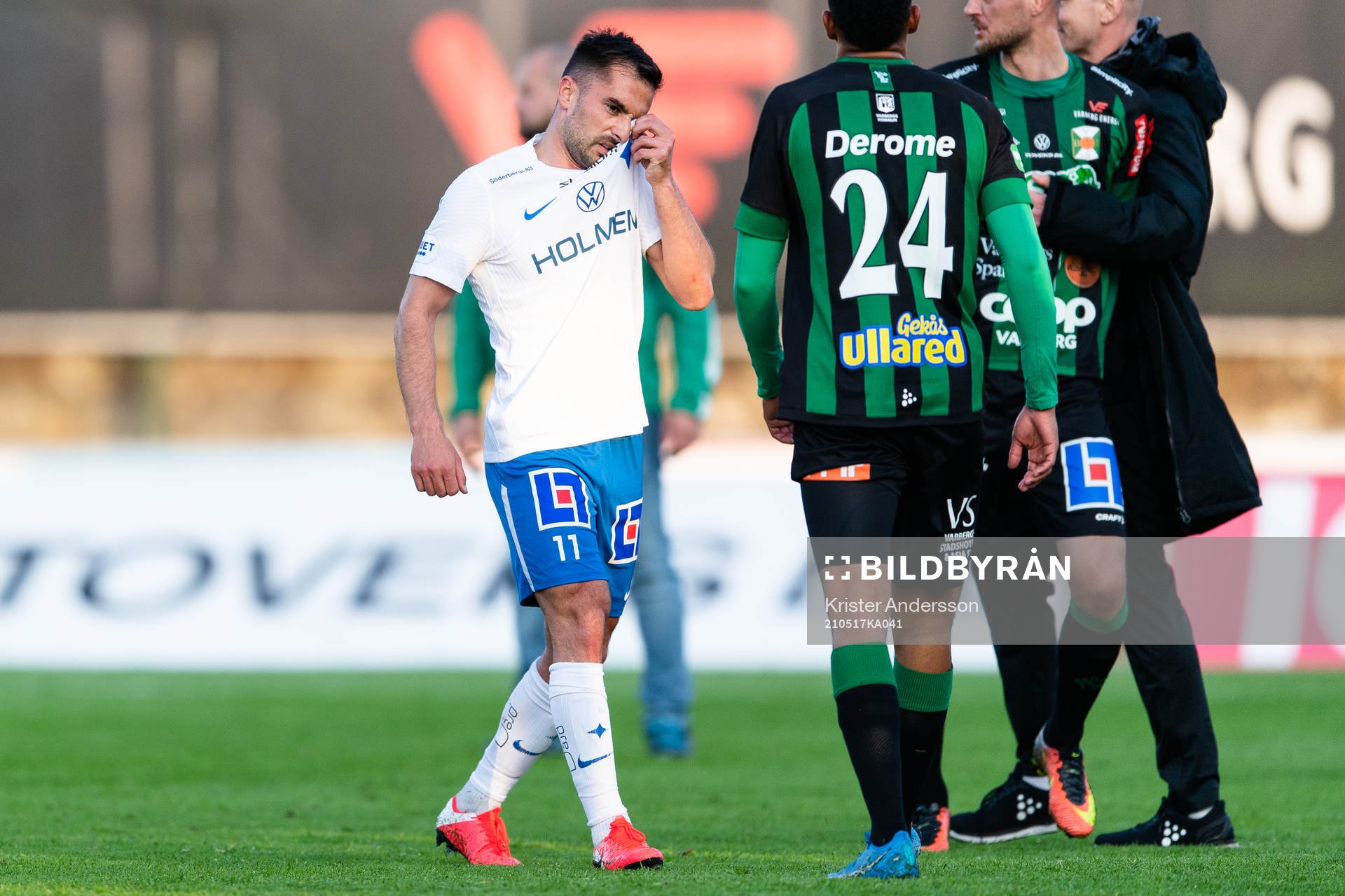 IFK Norrköpings Christopher Telo deppar