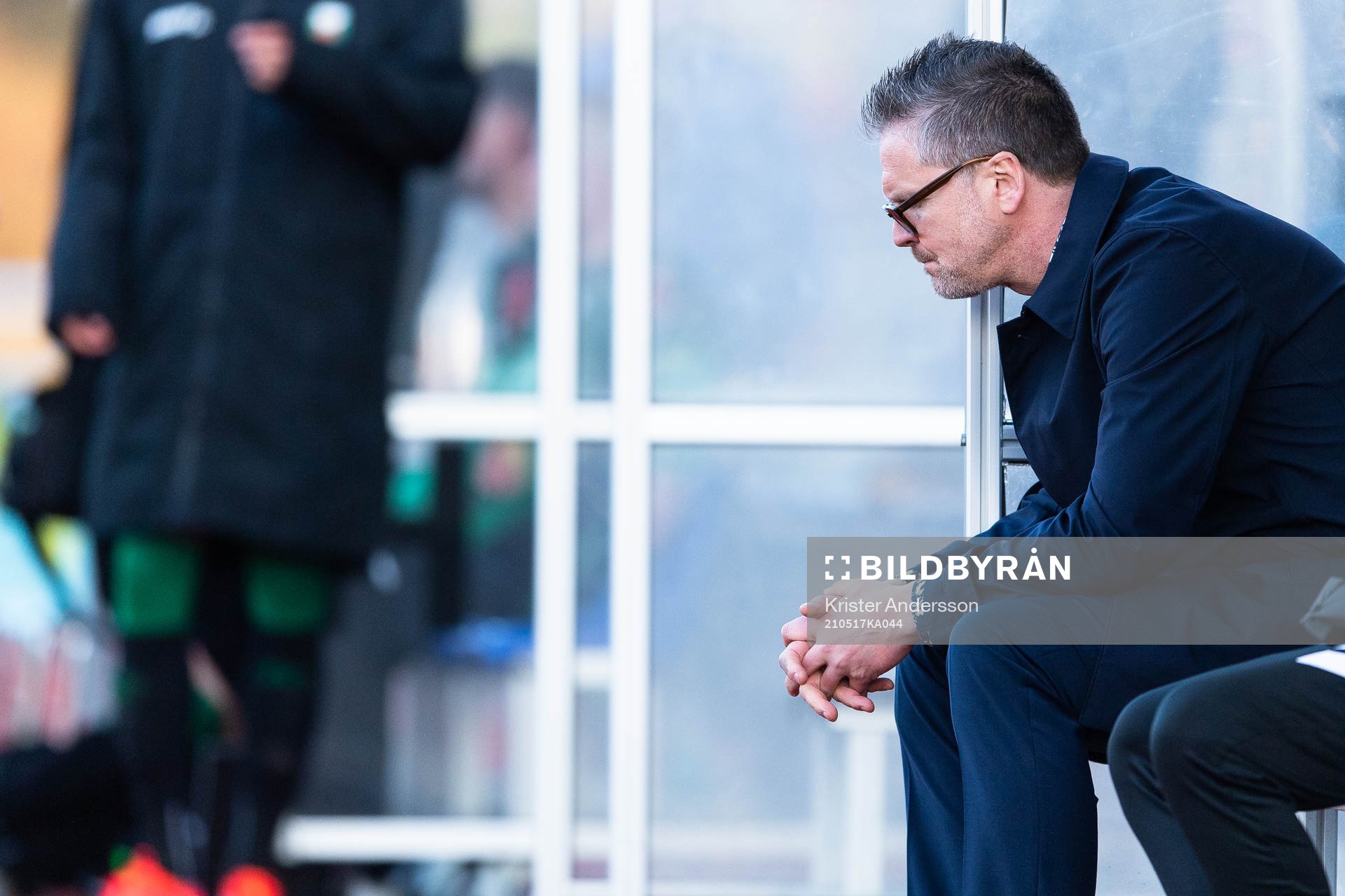 IFK Norrköpings tränare Rikard Norling deppar