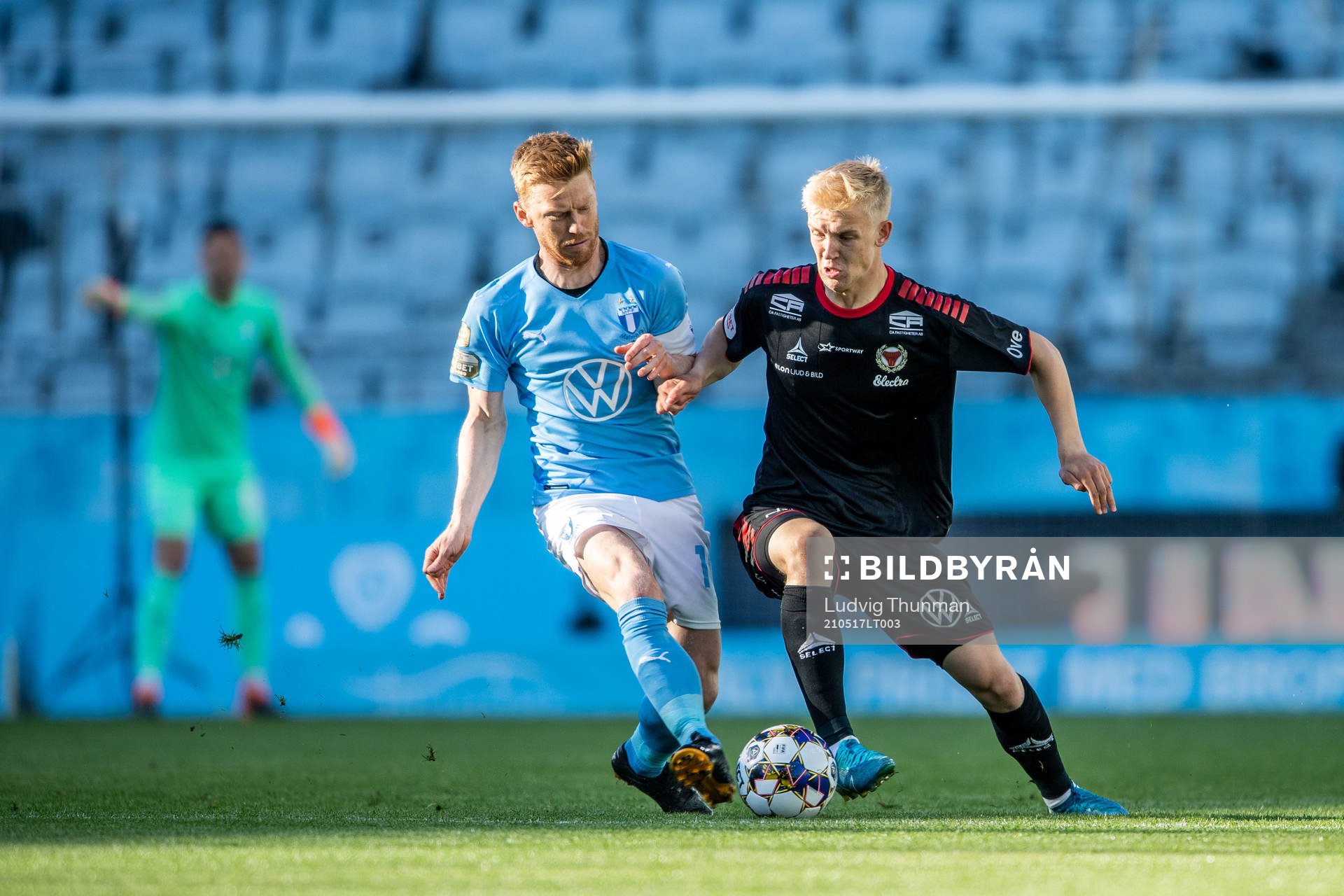 Malmö FFs Anders Christiansen och Kalmars Carl Gustafsson
