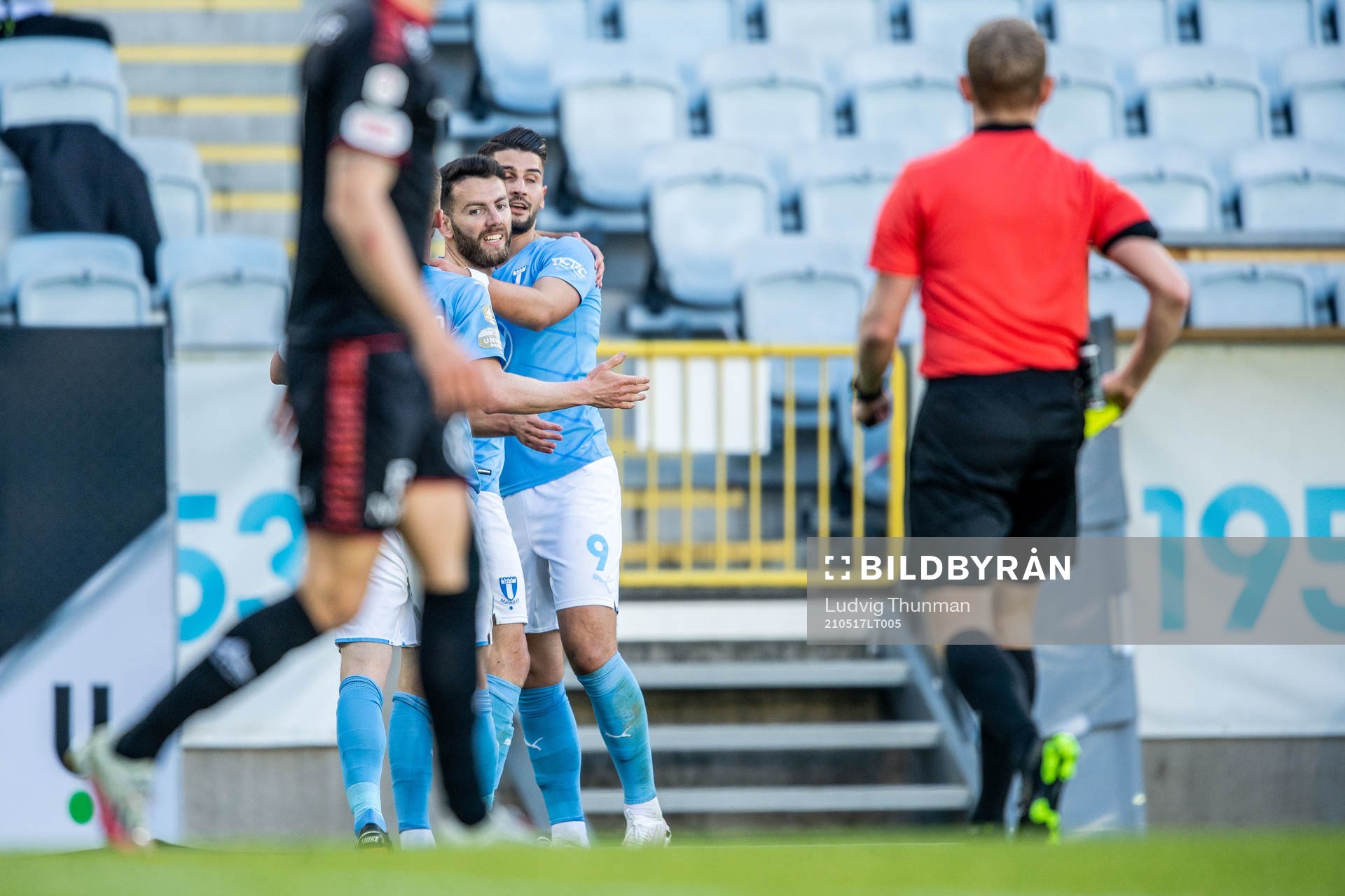 Malmö FFs Erdal Rakip och Antonio Colak jublar