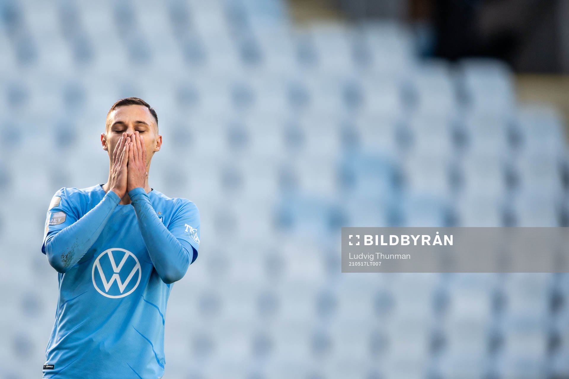 under fotbollsmatchen i Allsvenskan mellan Malmö FF och