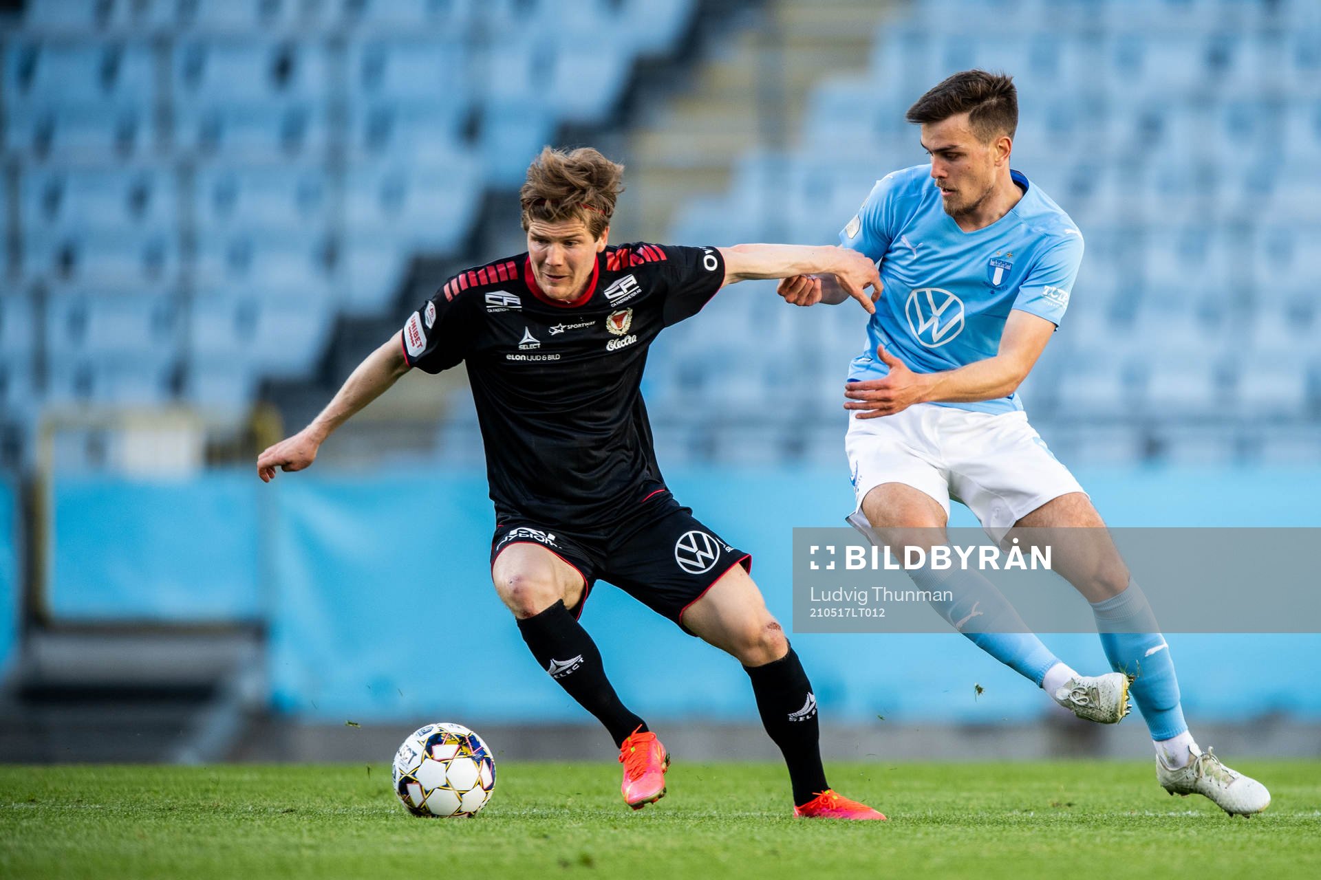 Kalmars Oliver Berg och Malmö FFs Pavle Vagic