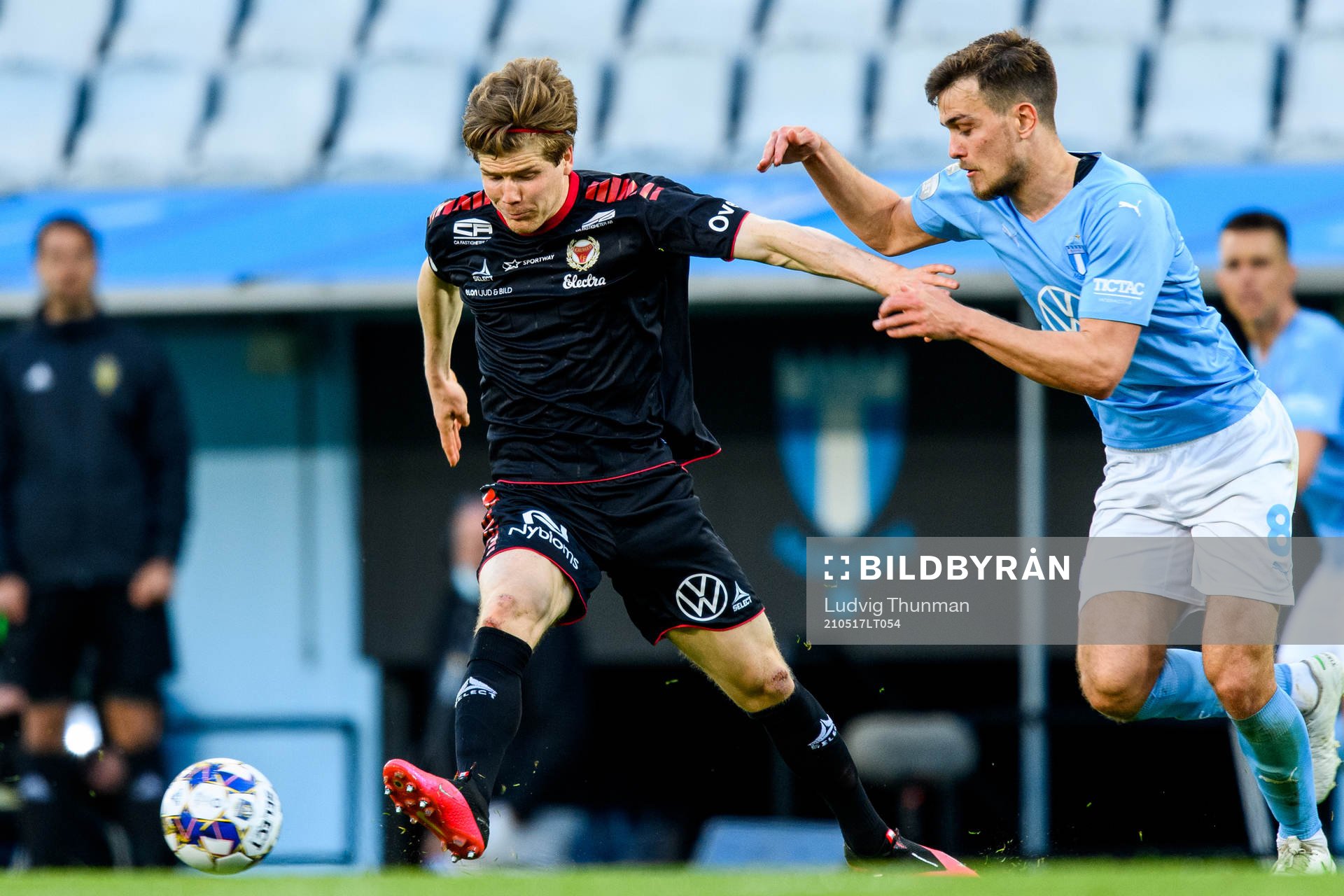 Kalmars Oliver Berg och Malmö FFs Pavle Vagic
