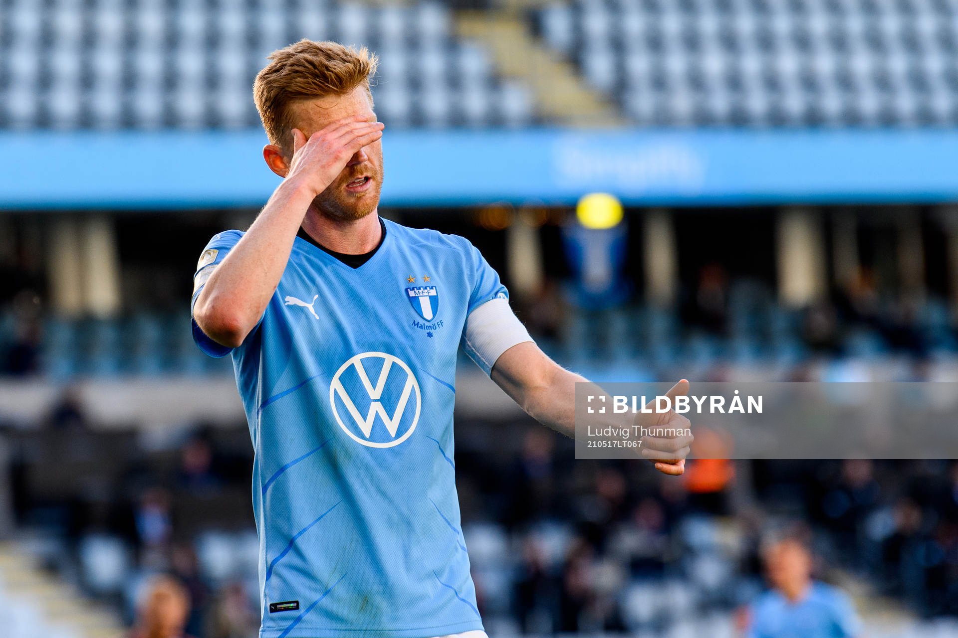 Malmö FFs Anders Christiansen deppar