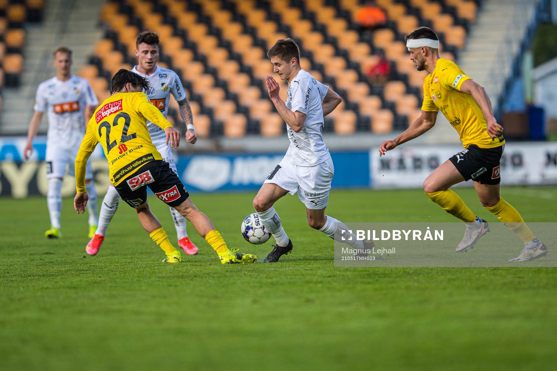 under fotbollsmatchen i Allsvenskan mellan Mjällby och