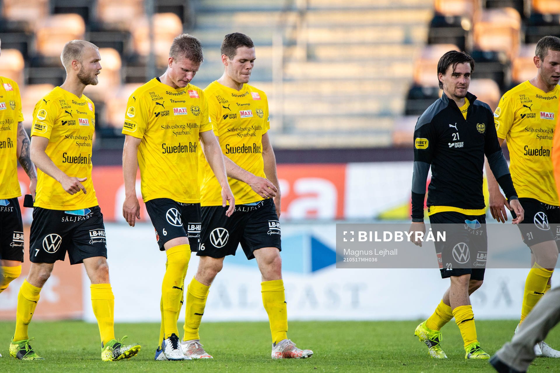 Mjällbys Jacob Bergström, Eric Björkander, Viktor