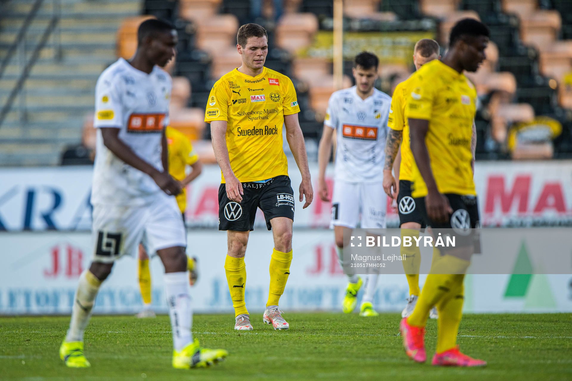 Mjällbys Jacob Bergström  deppar