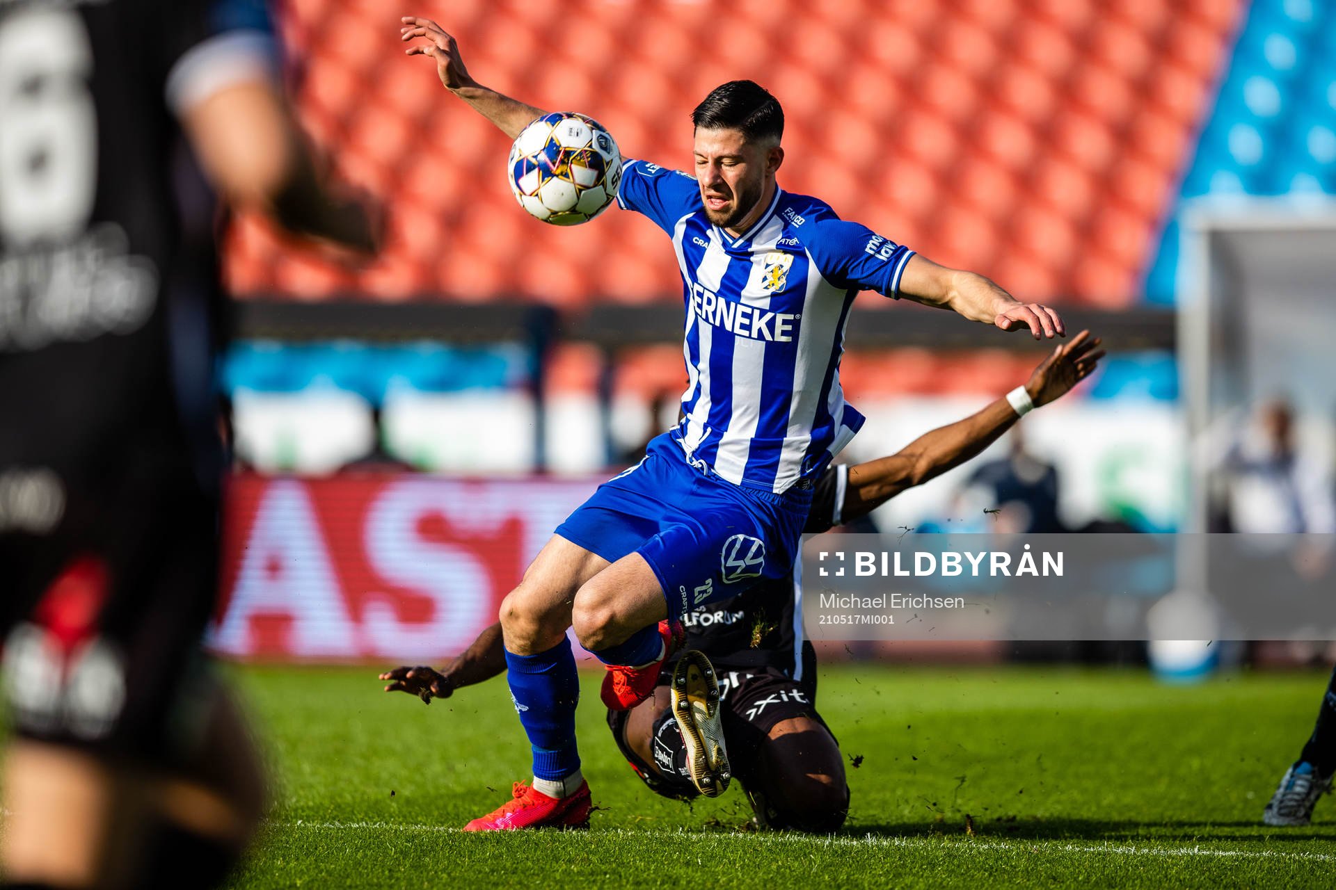 IFK Göteborgs Kevin Yakob och Sirius Joseph Colley