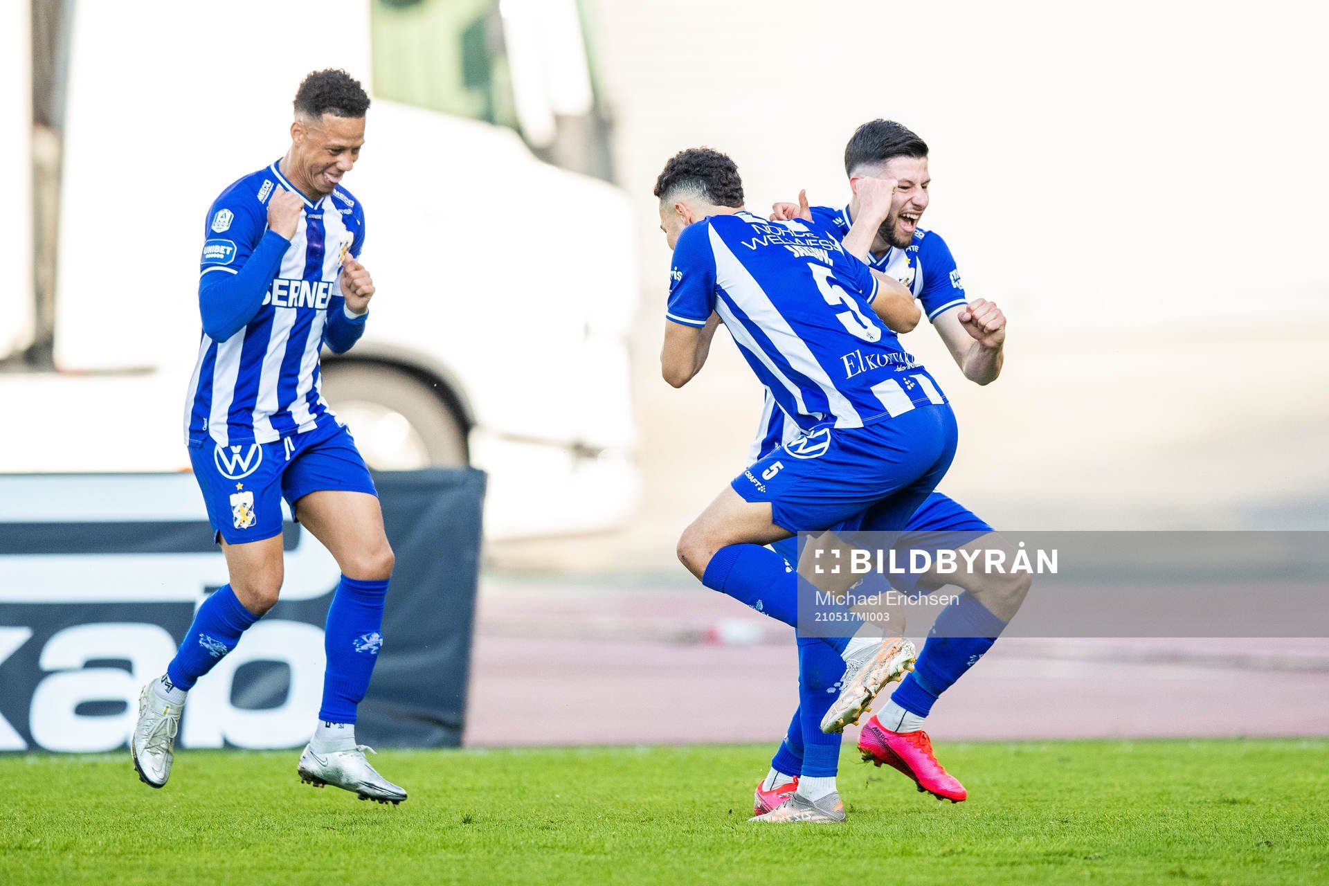 IFK Göteborgs Kevin Yakob jublar