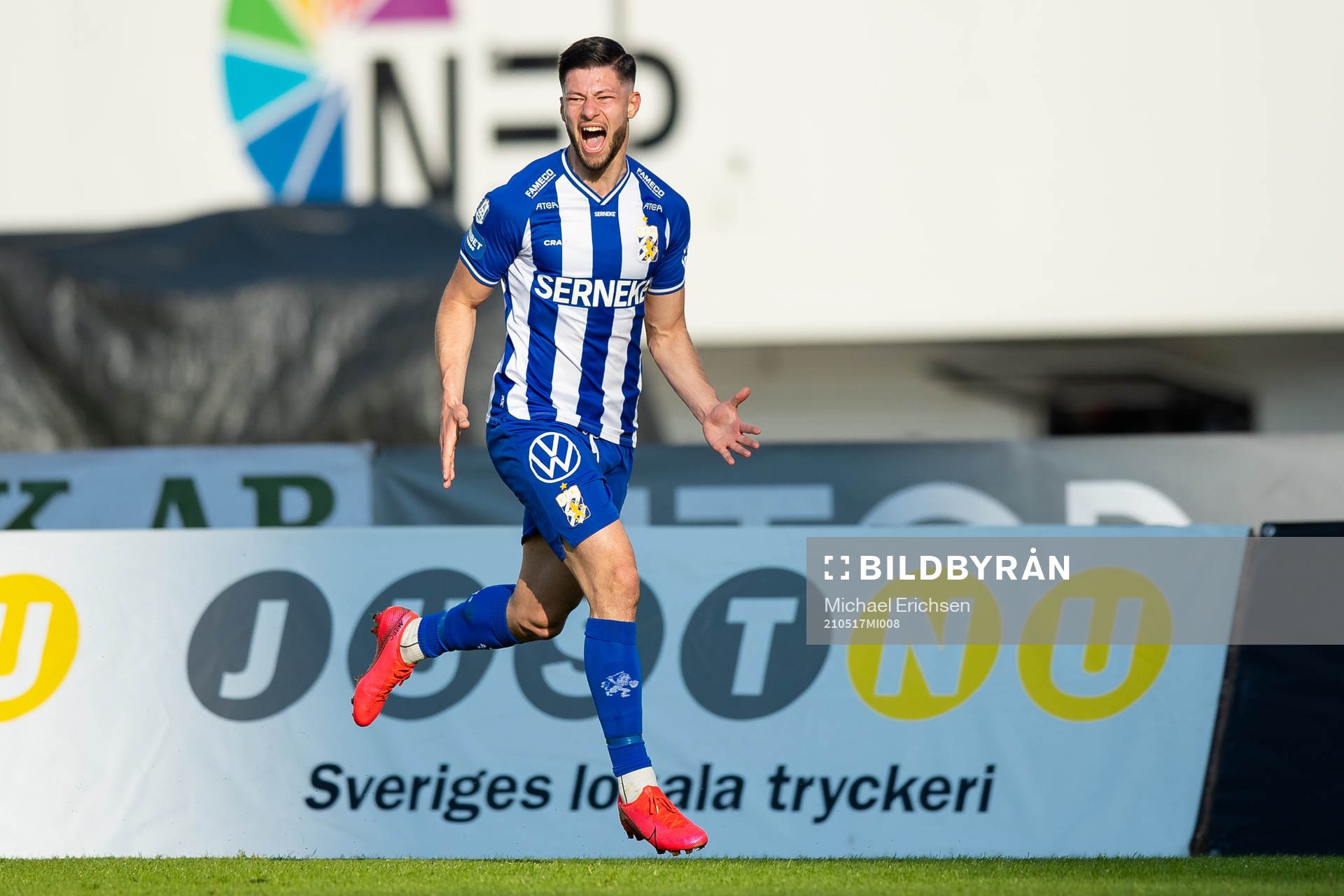 IFK Göteborgs Kevin Yakob jublar