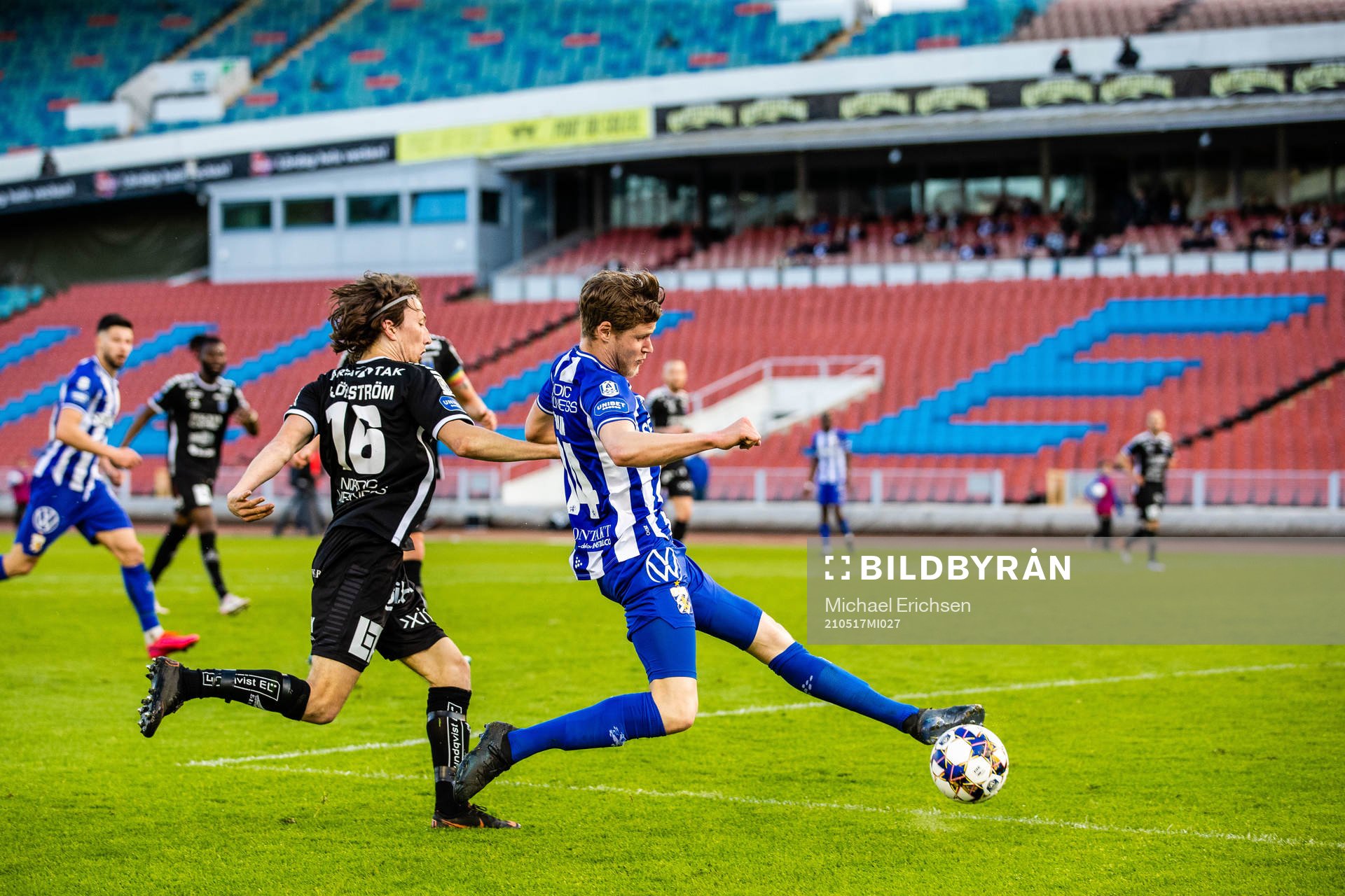 Sirius Axel Björnström och IFK Göteborgs Gustaf Norlin