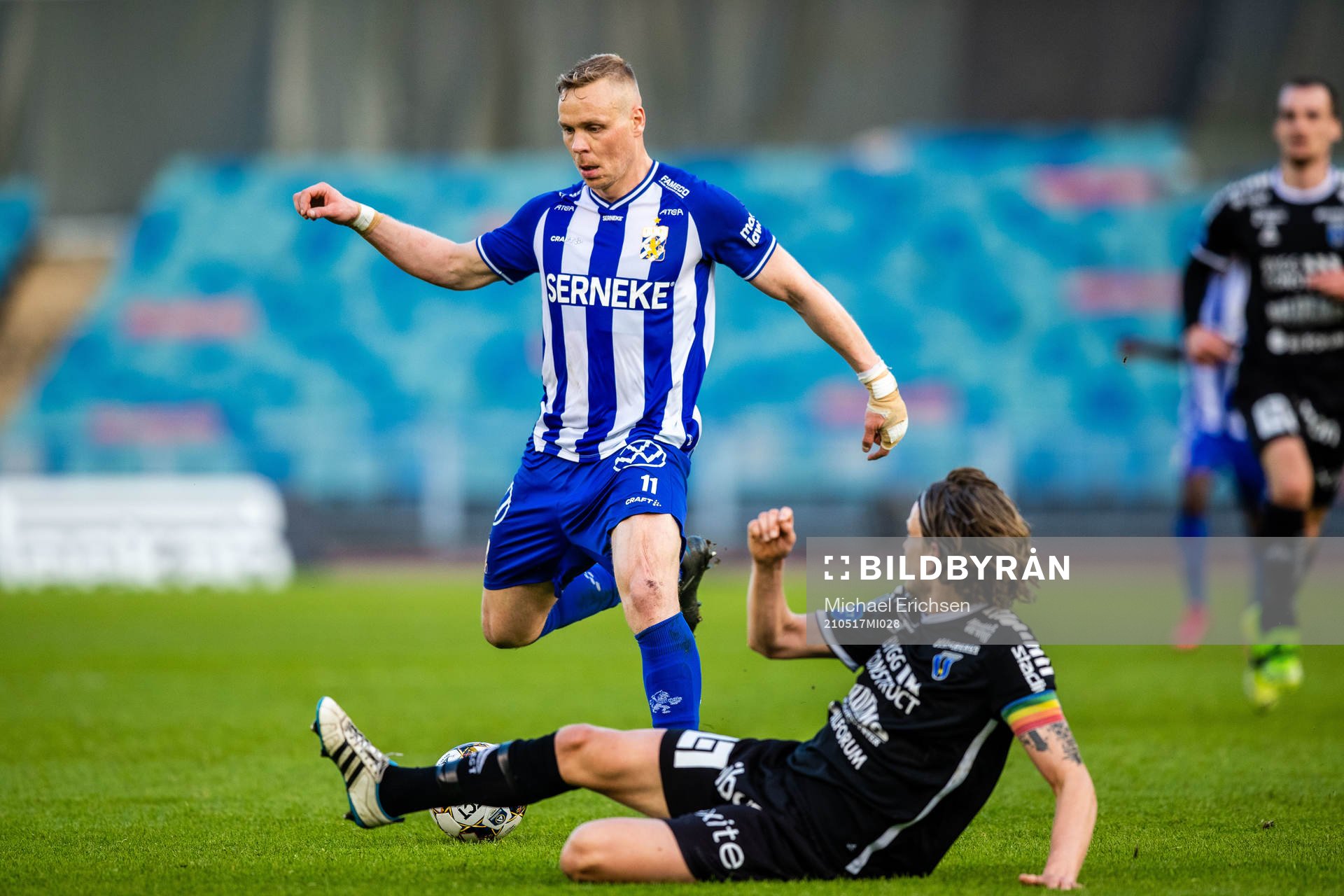 IFK Göteborgs Kolbeinn Sigthorsson och Sirius Tim