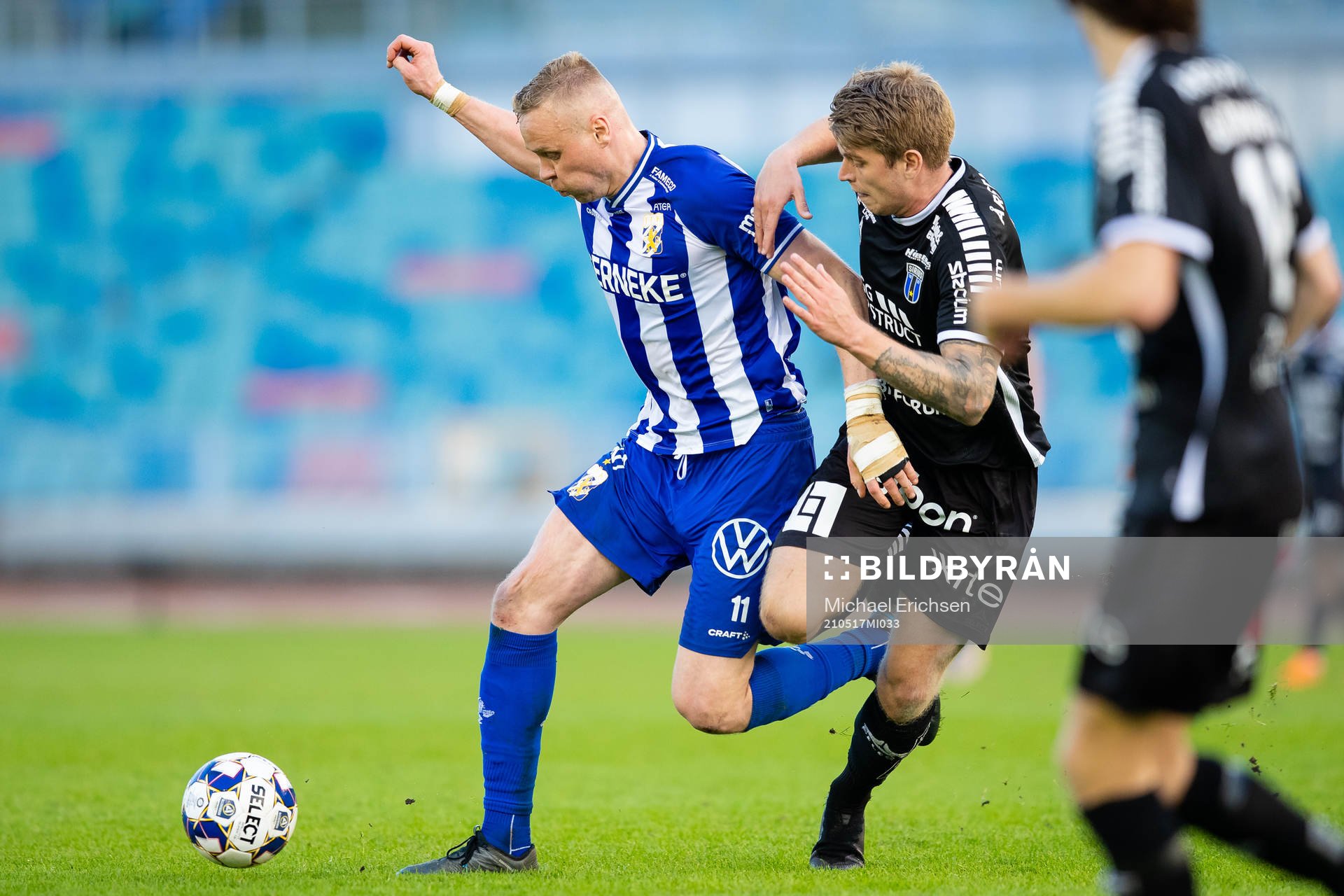 IFK Göteborgs Kolbeinn Sigthorsson och Sirius Marcus