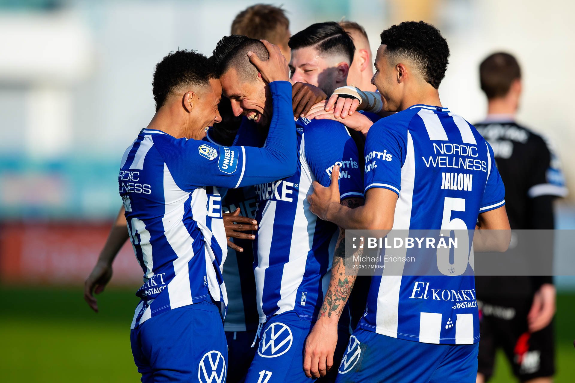 IFK Göteborgs Marek Hamsik jublar med lagkamrater