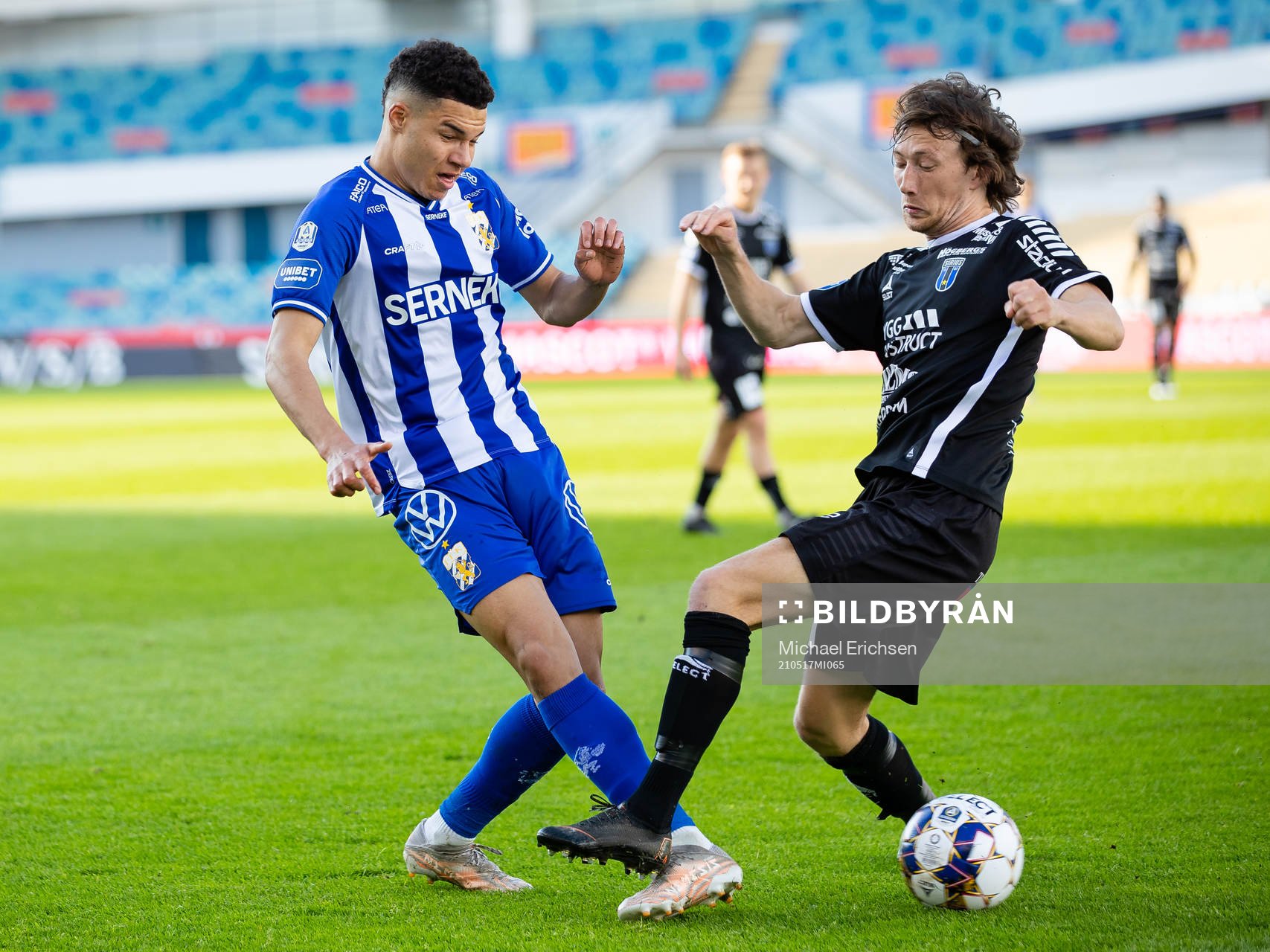 IFK Göteborgs Alexander Jallow och Sirius Axel Björnström