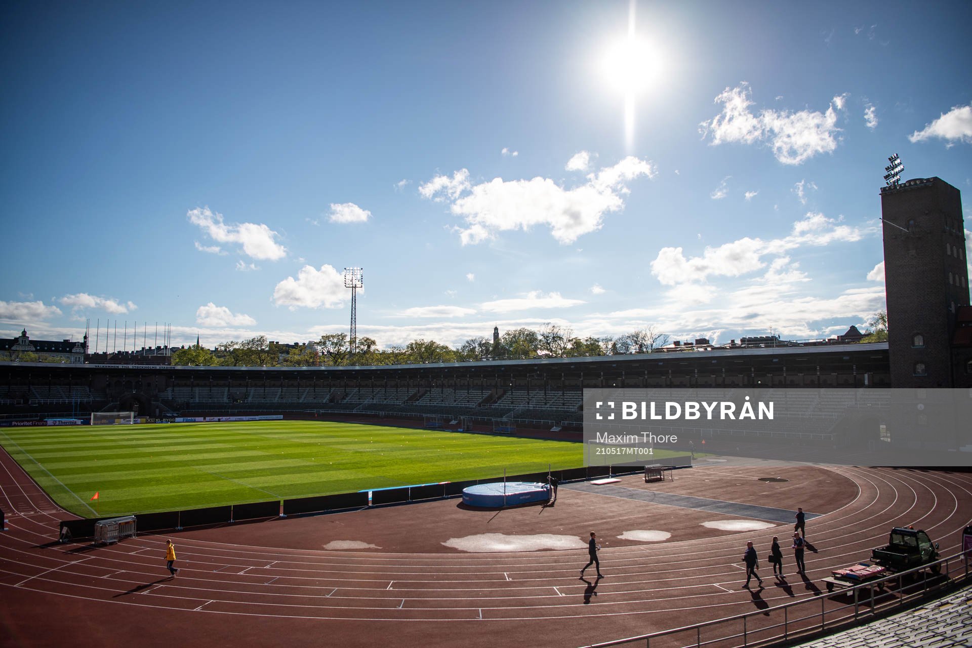 Vy över Stockholms Stadion
