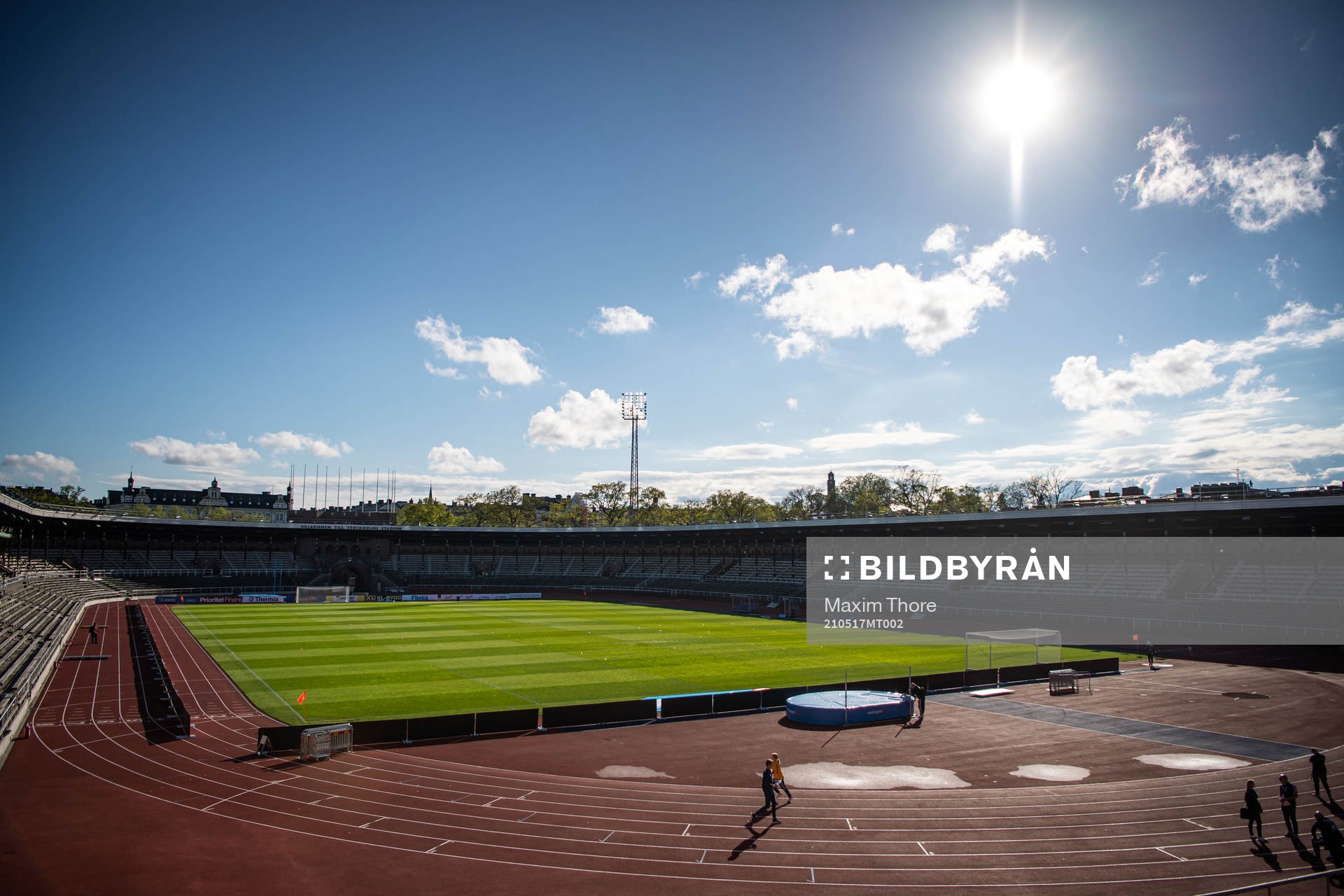 Vy över Stockholms Stadion
