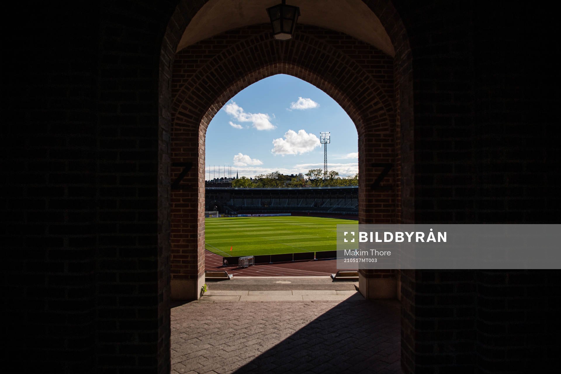 Vy över Stockholms Stadion