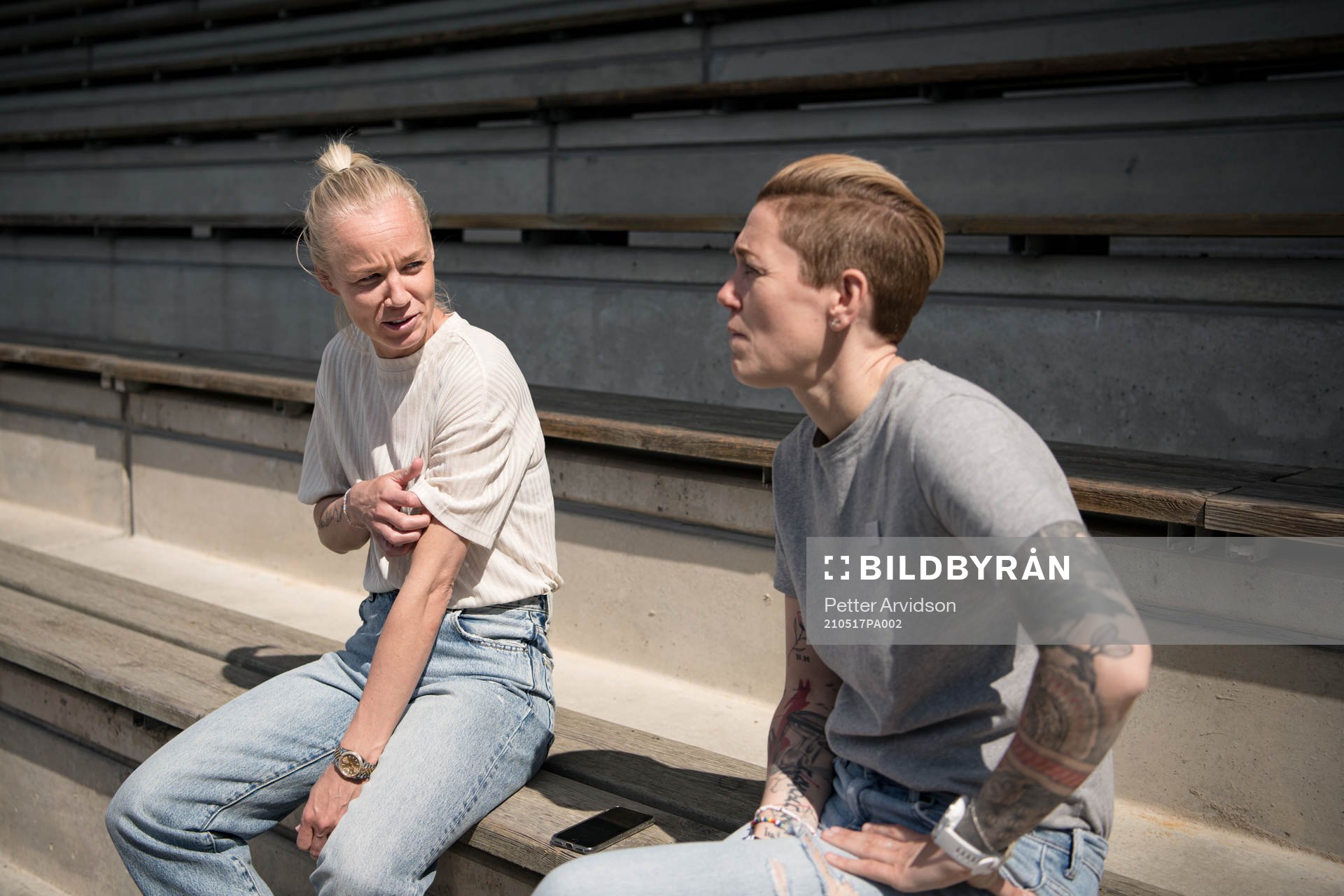 FC Rosengårds Caroline Seger och Therese Sjögran