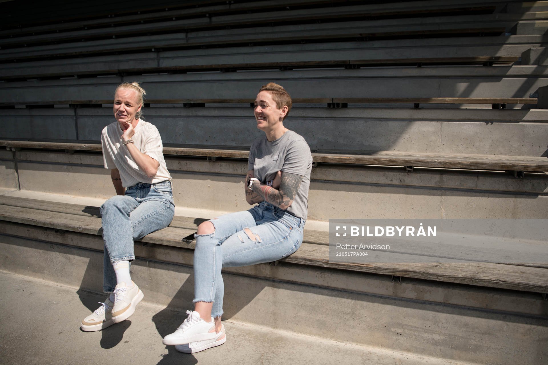 FC Rosengårds Caroline Seger och Therese Sjögran