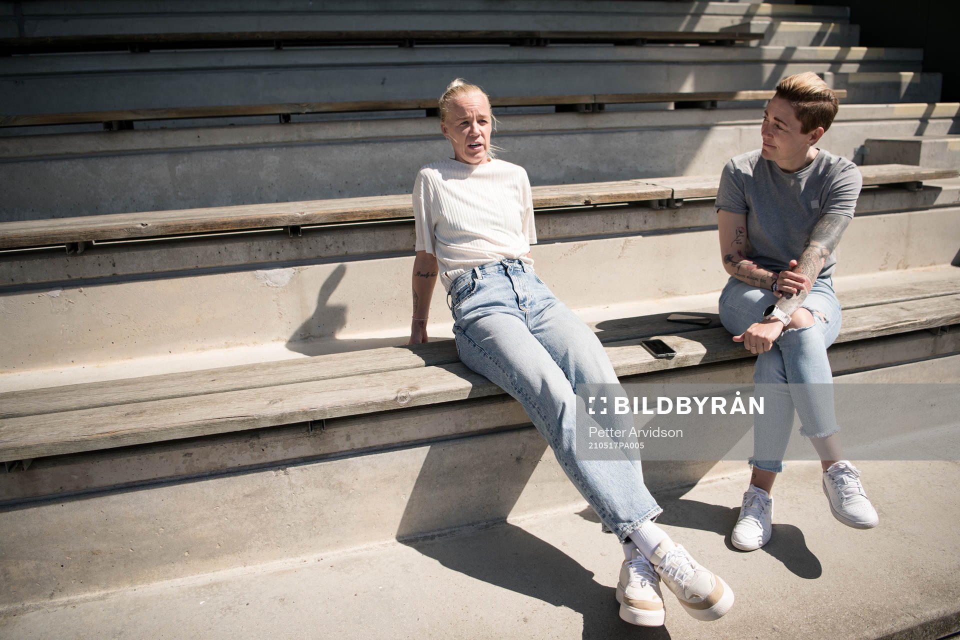 FC Rosengårds Caroline Seger och Therese Sjögran