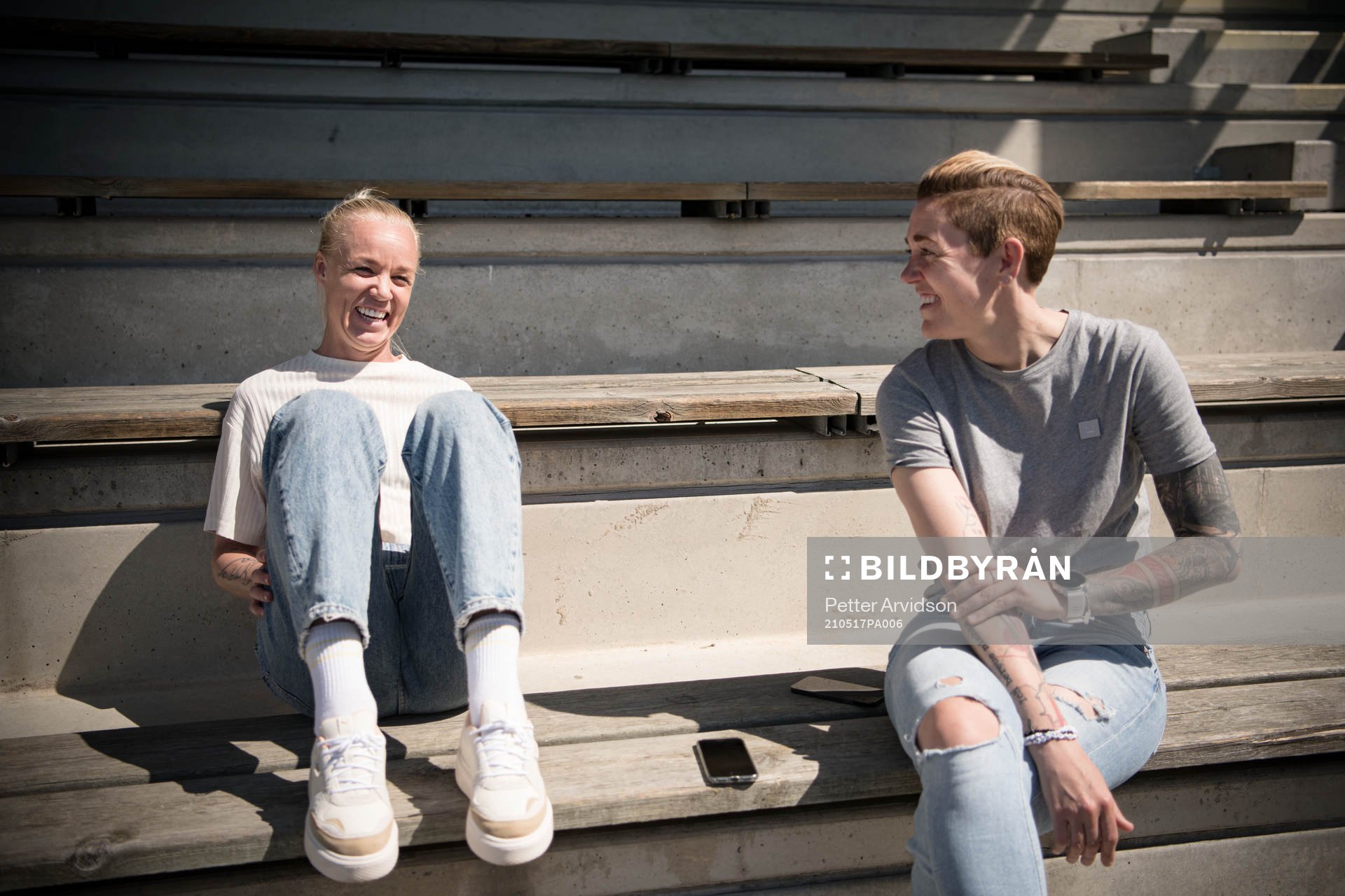 FC Rosengårds Caroline Seger och Therese Sjögran