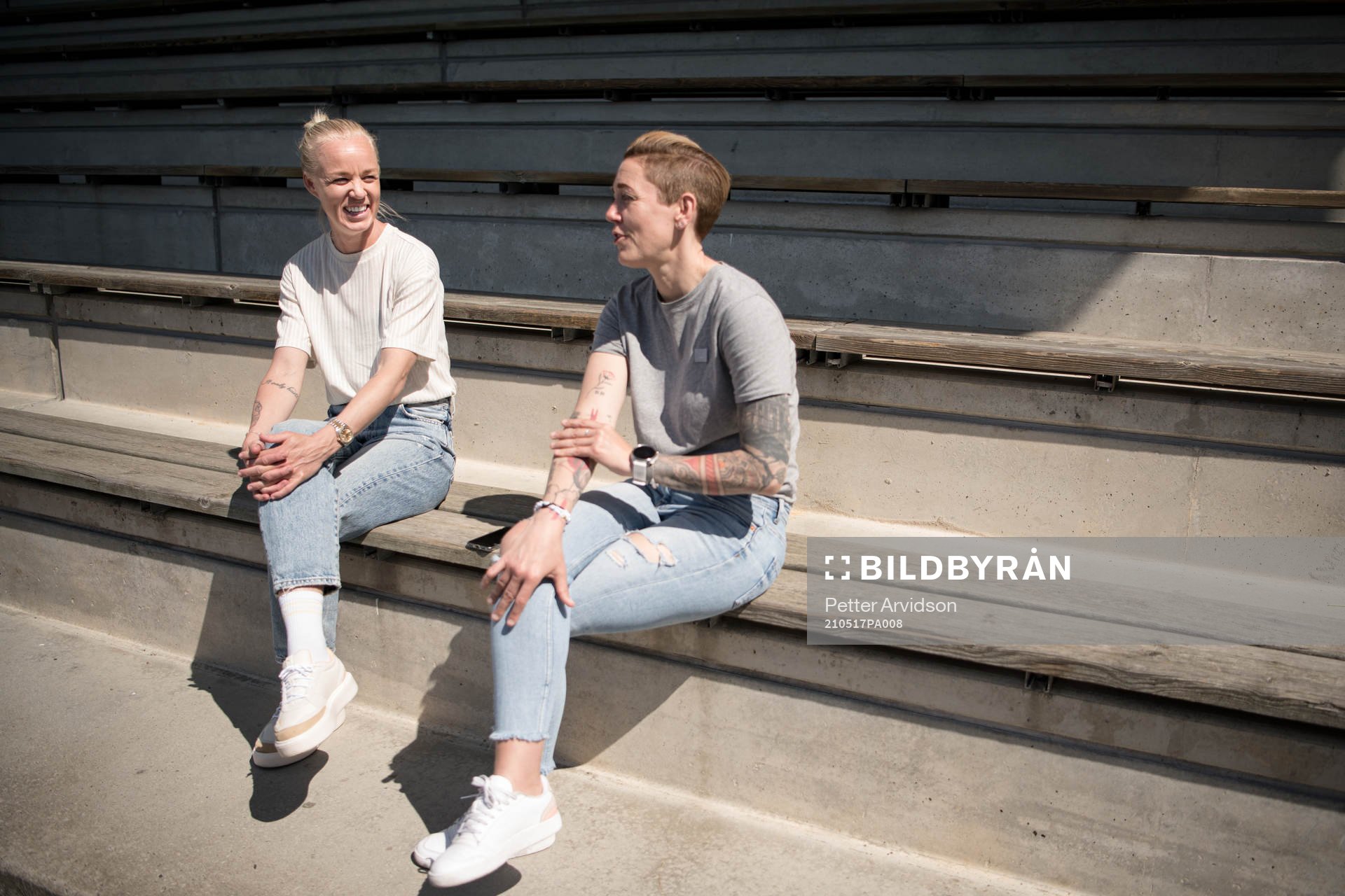 FC Rosengårds Caroline Seger och Therese Sjögran