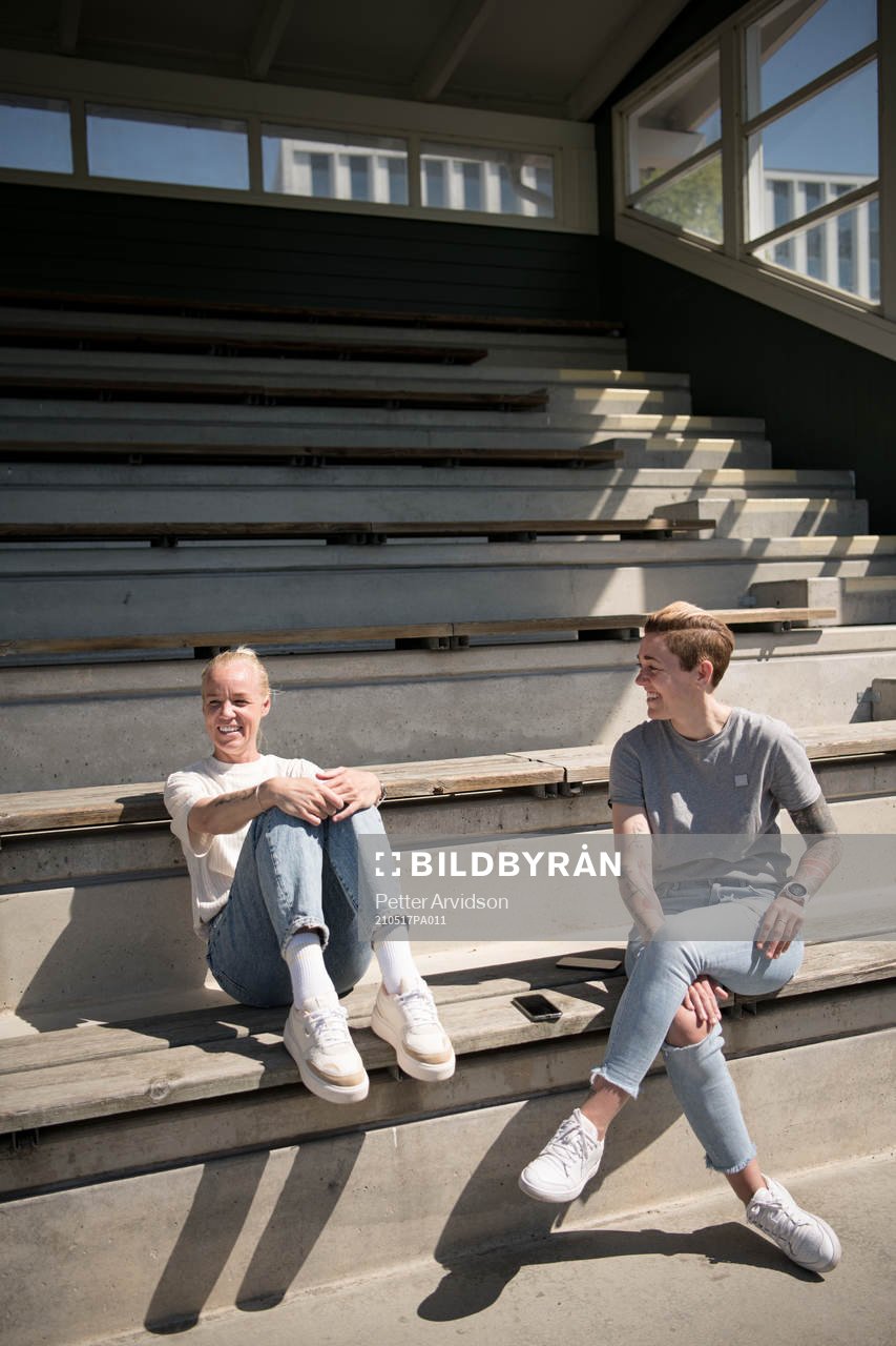 FC Rosengårds Caroline Seger och Therese Sjögran