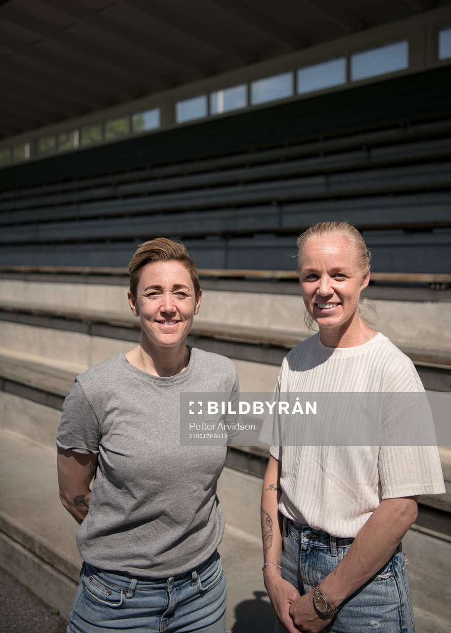 FC Rosengårds Caroline Seger och Therese Sjögran