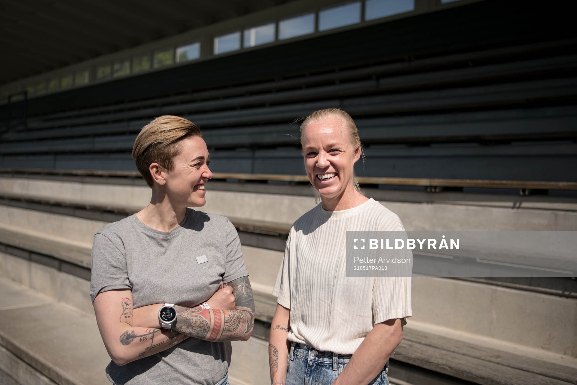 FC Rosengårds Caroline Seger och Therese Sjögran