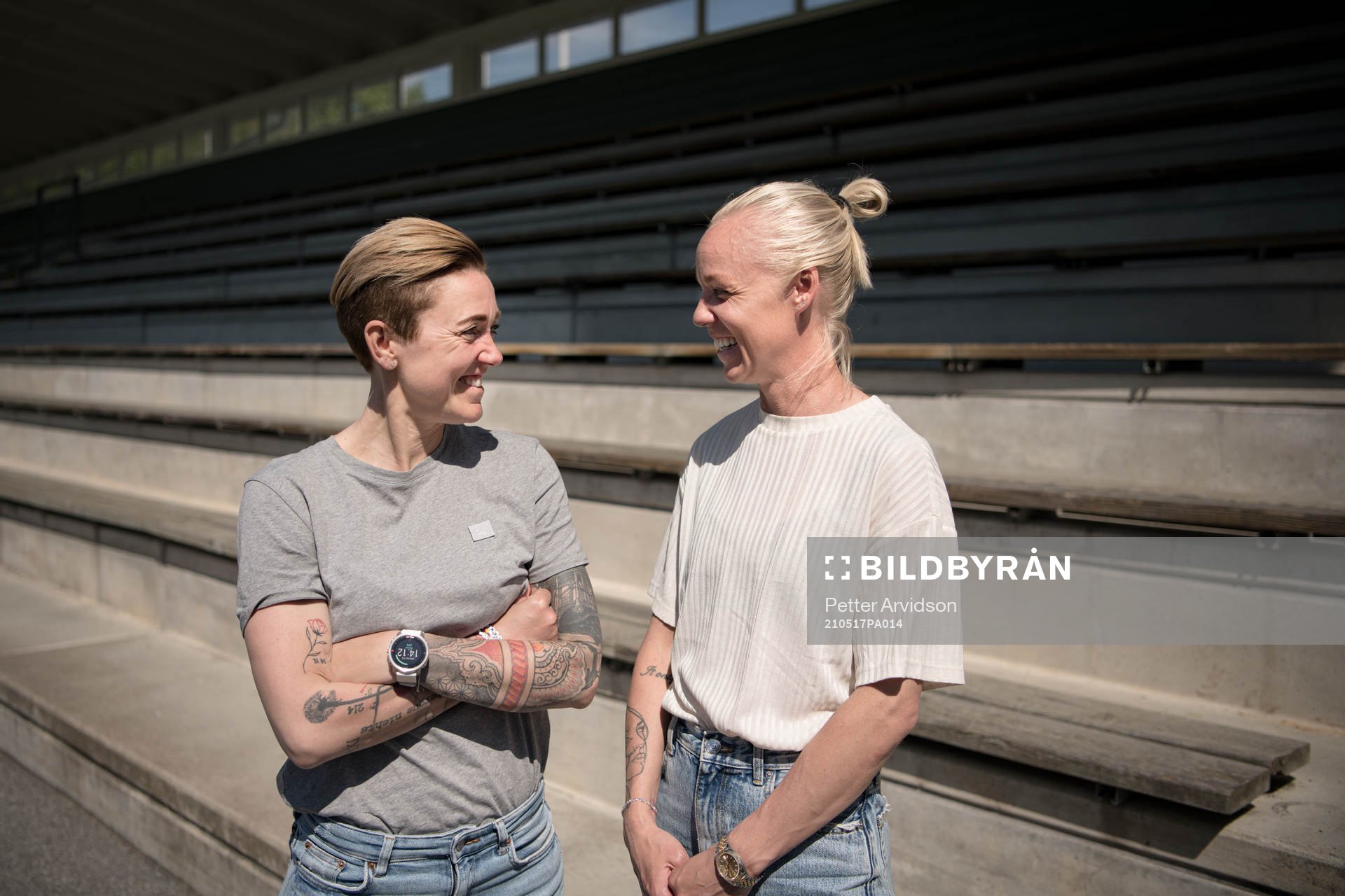 FC Rosengårds Caroline Seger och Therese Sjögran