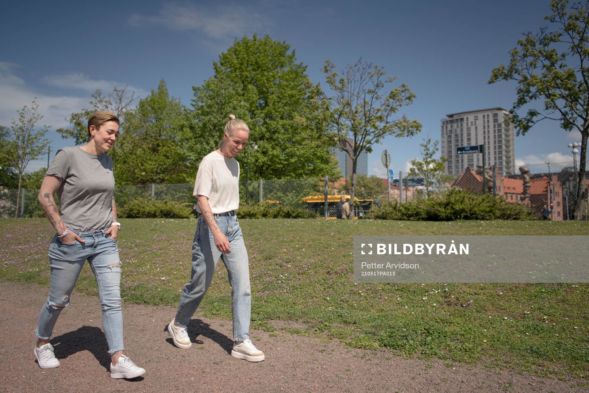FC Rosengårds Caroline Seger och Therese Sjögran